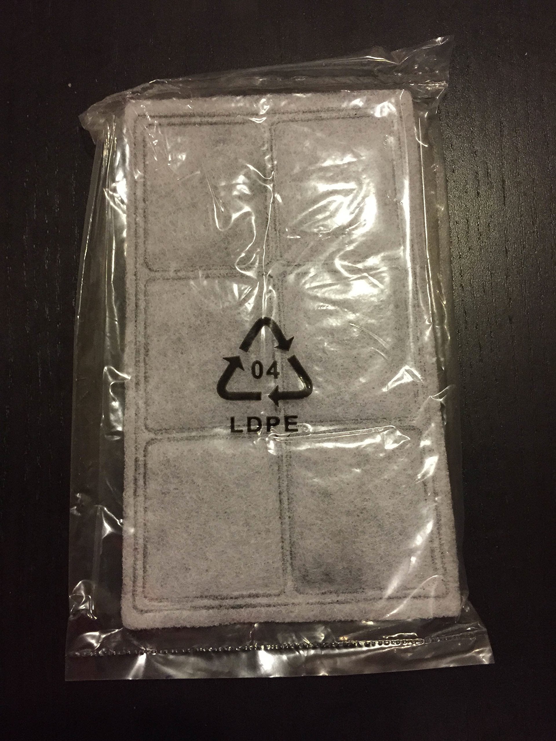 Nispira Premium Charcoal Water Filter Replacement Compatible With Drinkwell Platium Pet Fountain - 3 Filters