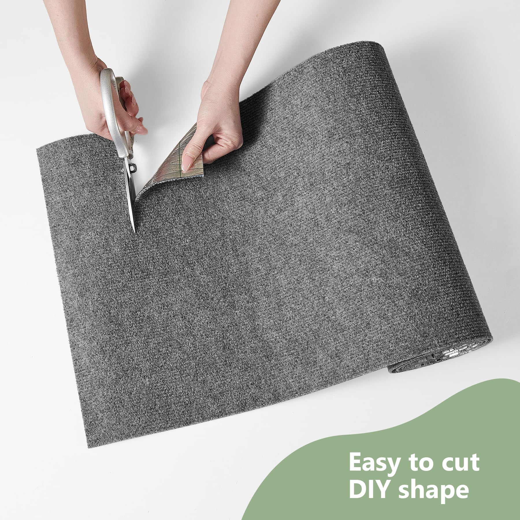 Cat Scratch Furniture Protector 47.2x15.8 - Adhesive & Trimmable Cat Scratch Protection Mat to Shield Sofa, Couch, Wall, Cat Tre