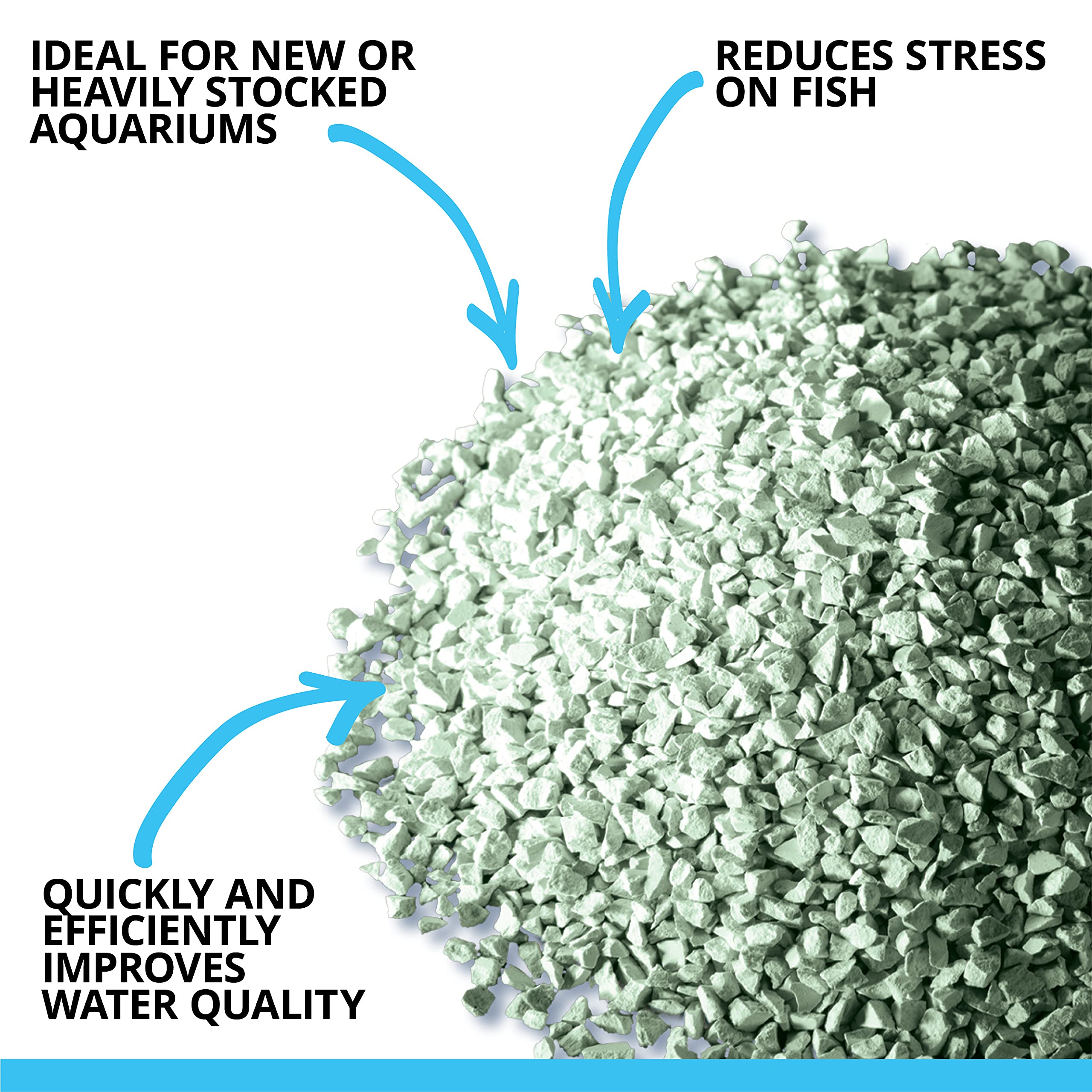 Fluval Ammonia Remover - Chemical Filter Media for Freshwater Aquariums, 98.7 oz, Black, Model A1487