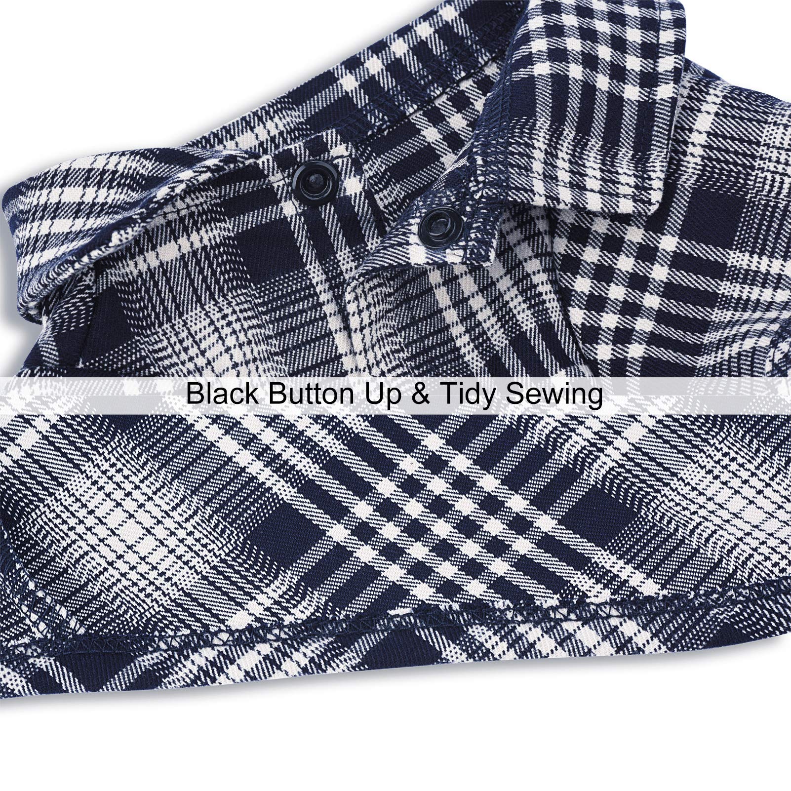 Ctilfelix Dog Shirt Plaid For Small Dogs Cats Puppy Boy Girl Dog Clothes Soft Pet T-Shirt Breathable Cat Shirt Clothes Tee Adorable Halloween Thanksgiving [Blue#2; Xs]