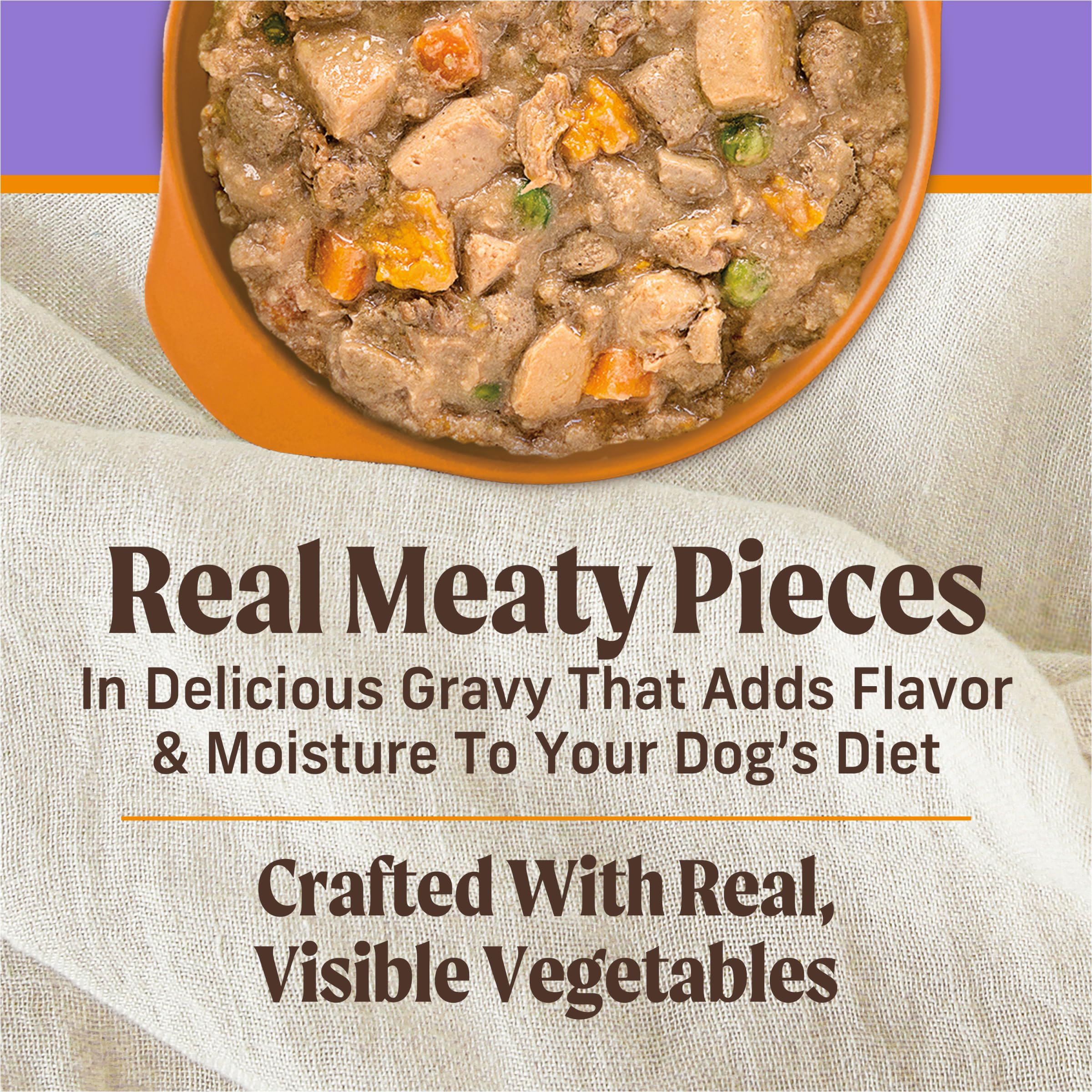 Merrick Grain Free Wet Puppy Food, Chicken Recipe, 12.7 oz (Pack of 12), Gluten Free Canned Dog Food