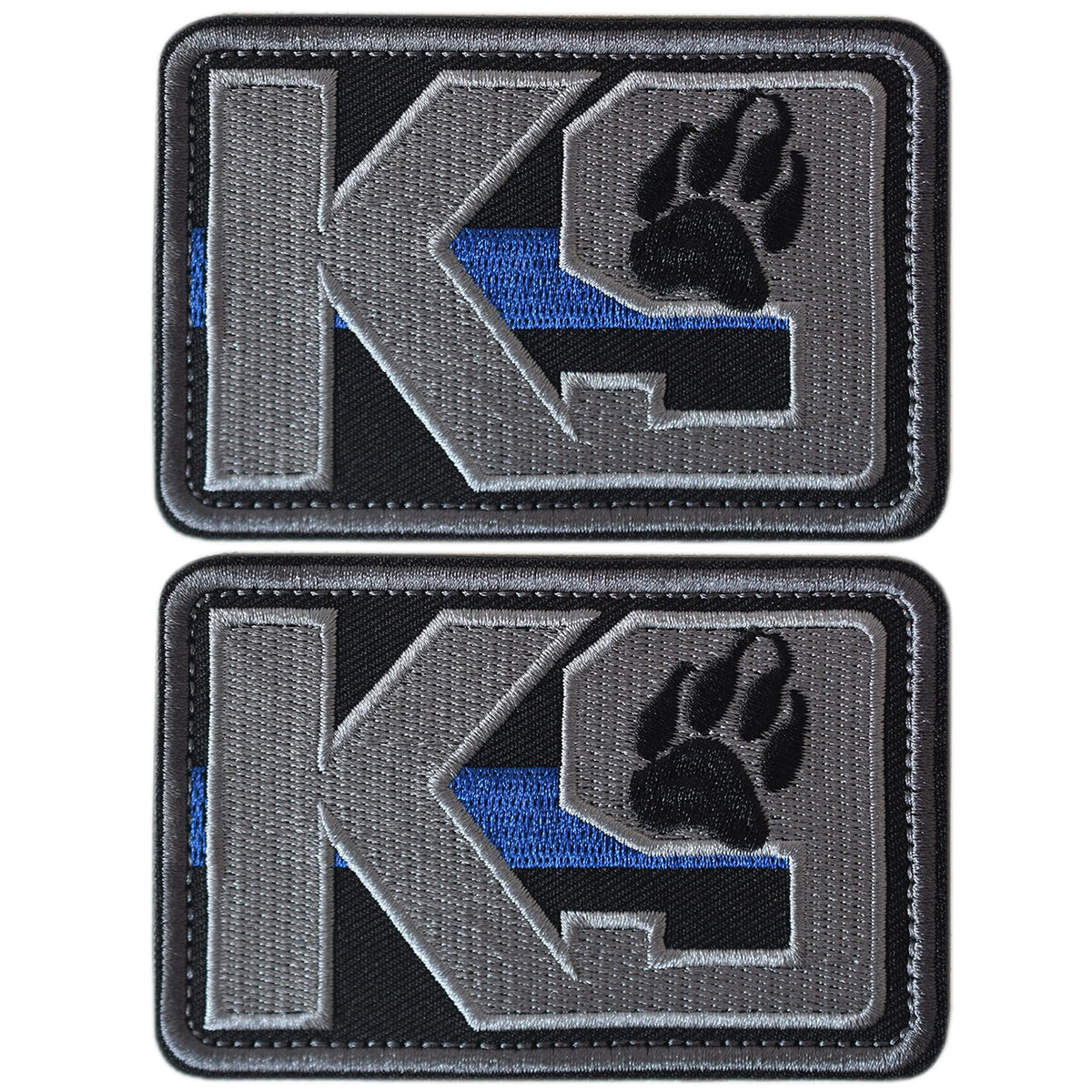 J.Carp 2 Pieces K9 Dog Patches Full Embroidered Badge Patch For Dogs Harness Vest Clothes