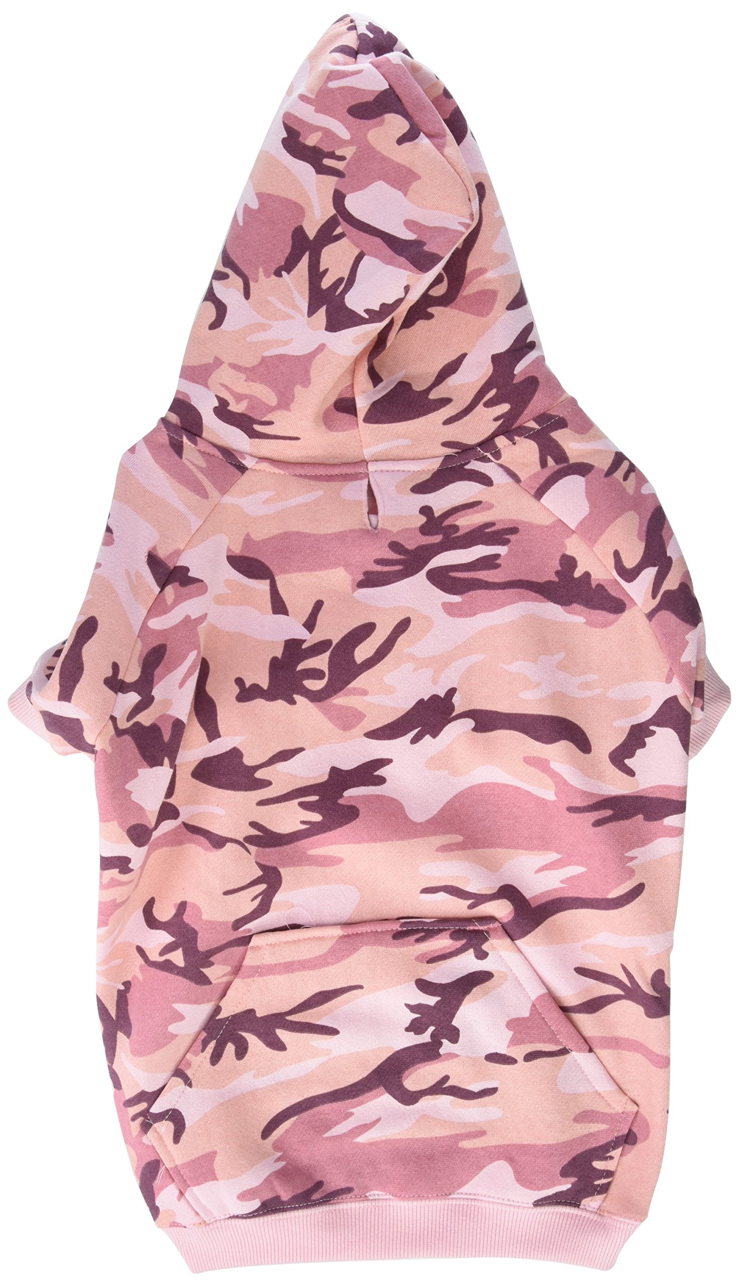 Casual Canine Camo Hoodie For Dogs, 17' Large, Pink