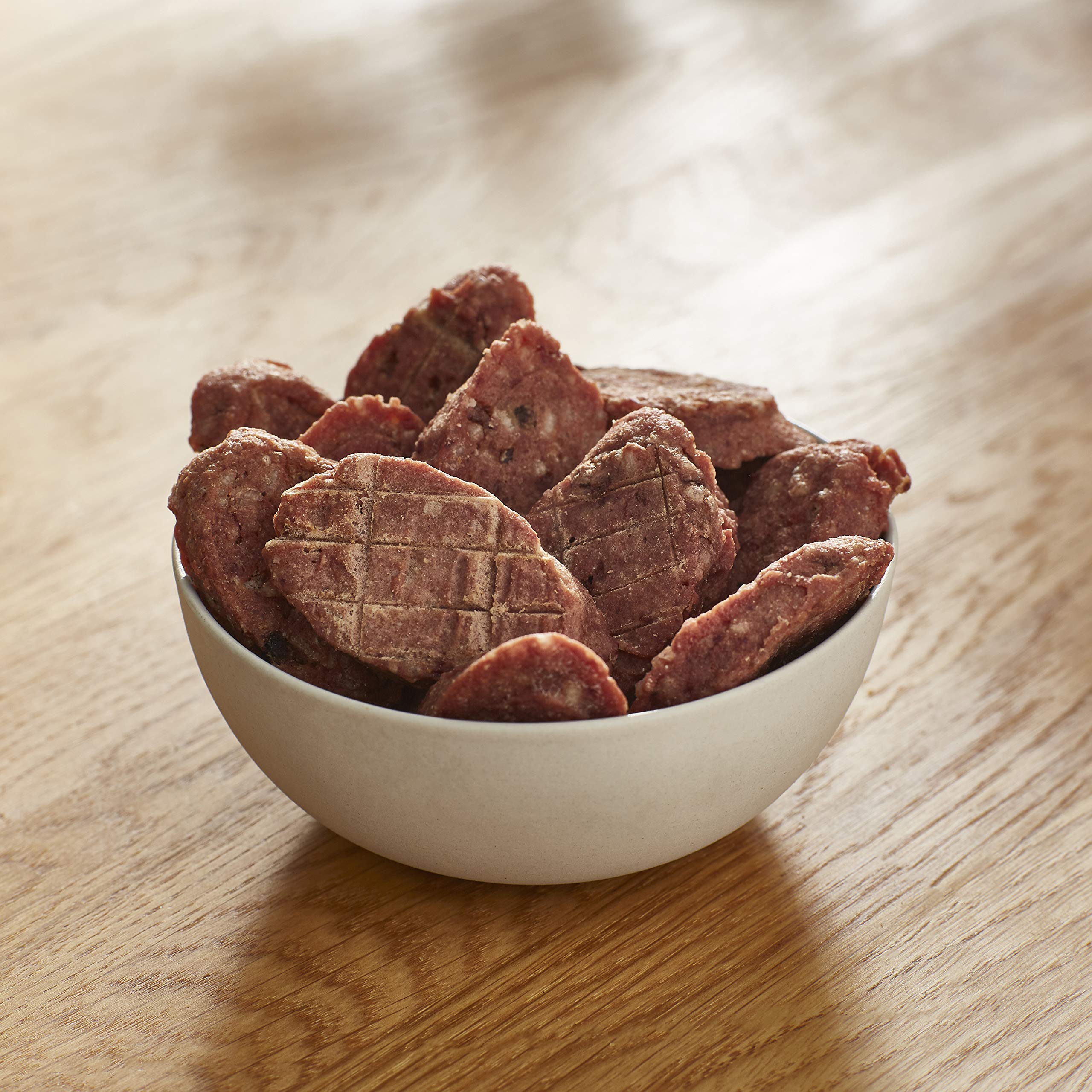 Milos Kitchen Home-Style Dog Treats 100% Real Beef Sausage Slices With Rice 3 Oz.
