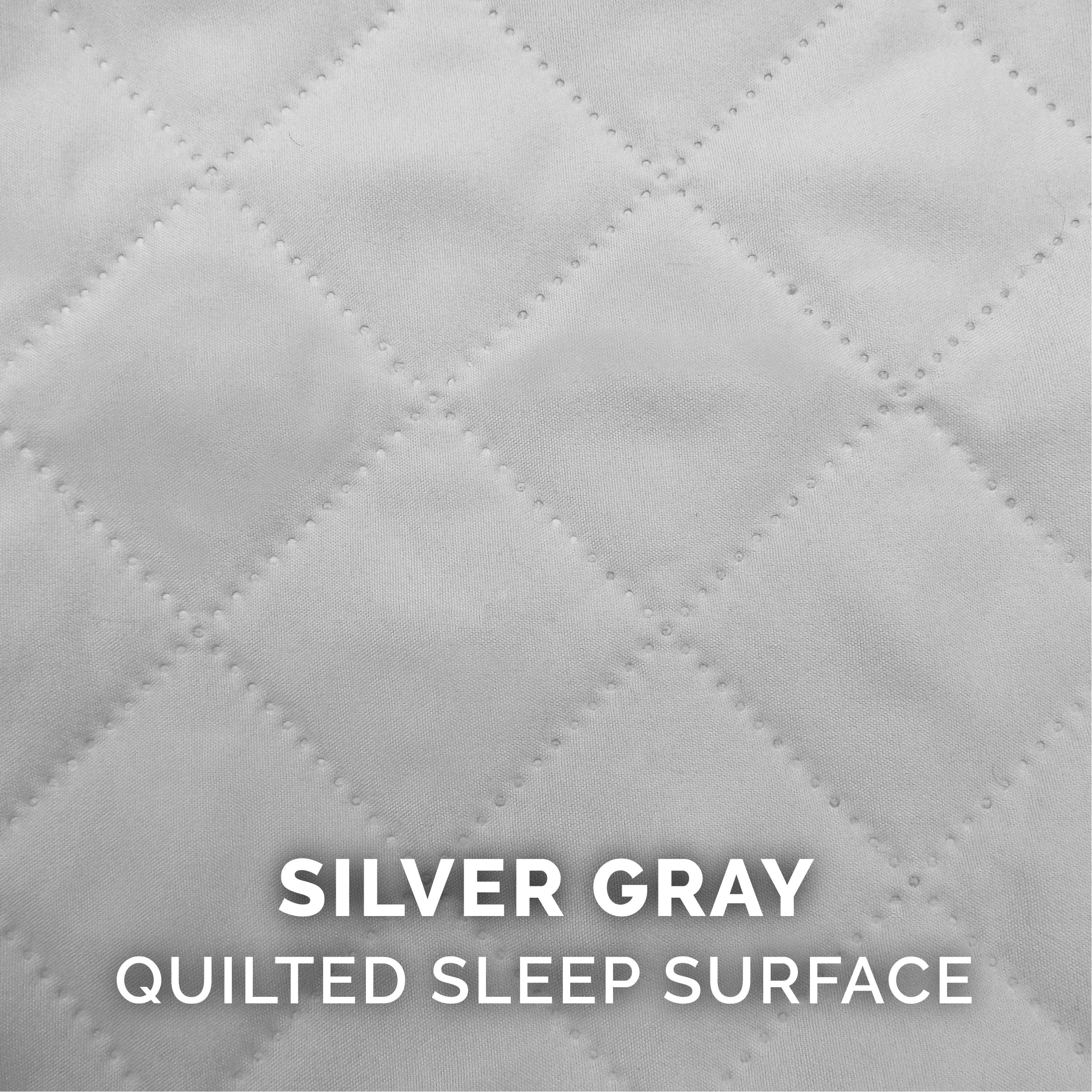 Furhaven Orthopedic Dog Bed For Large Dogs W/ Removable Bolsters & Washable Cover, For Dogs Up To 95 Lbs - Quilted Sofa - Silver Gray, Jumbo/Xl