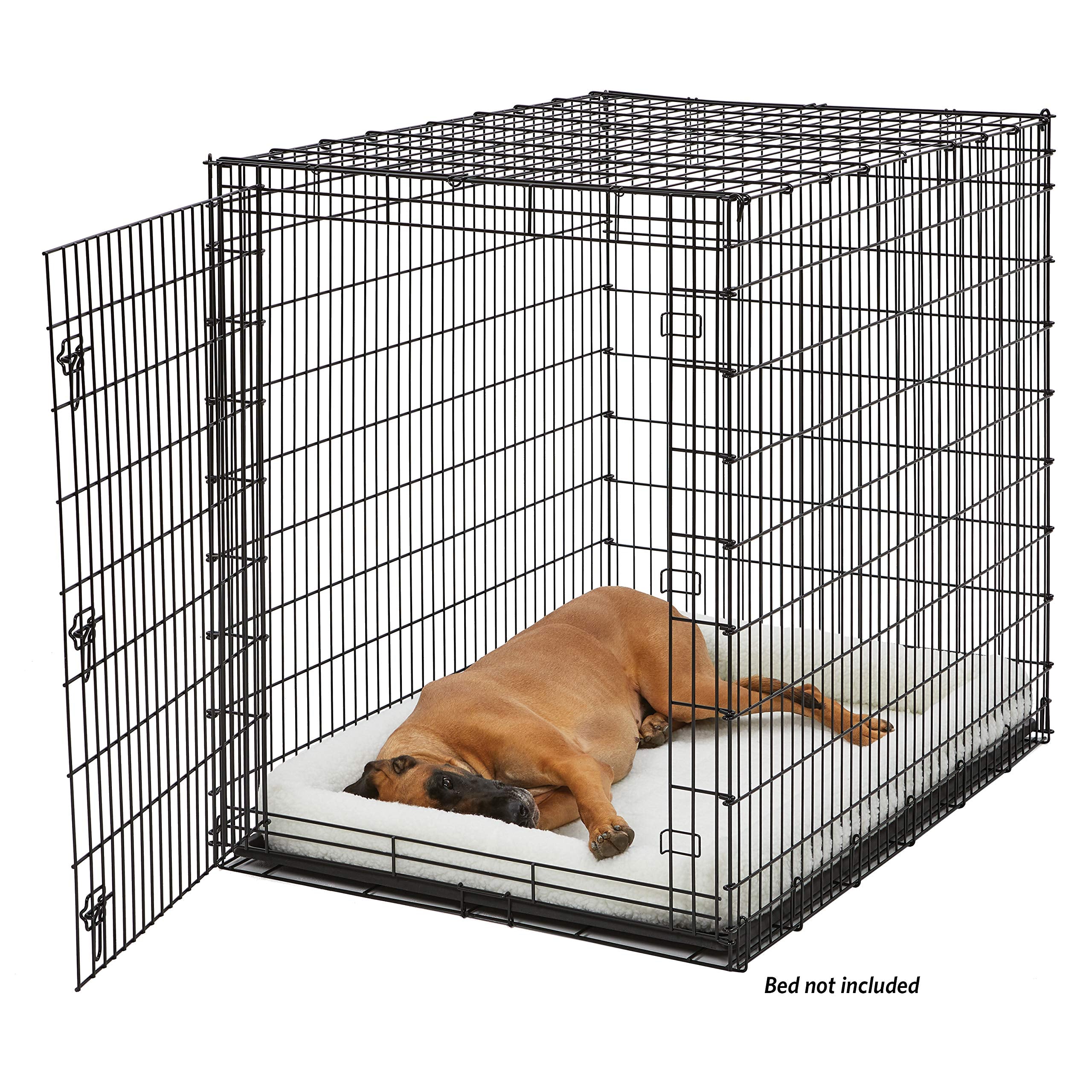 Midwest Homes For Pets Ginormous Single Door 54-Inch Dog Crate For Xxl Dogs Breeds; Great Dane, Mastiff, St. Bernard, Drop Pin A