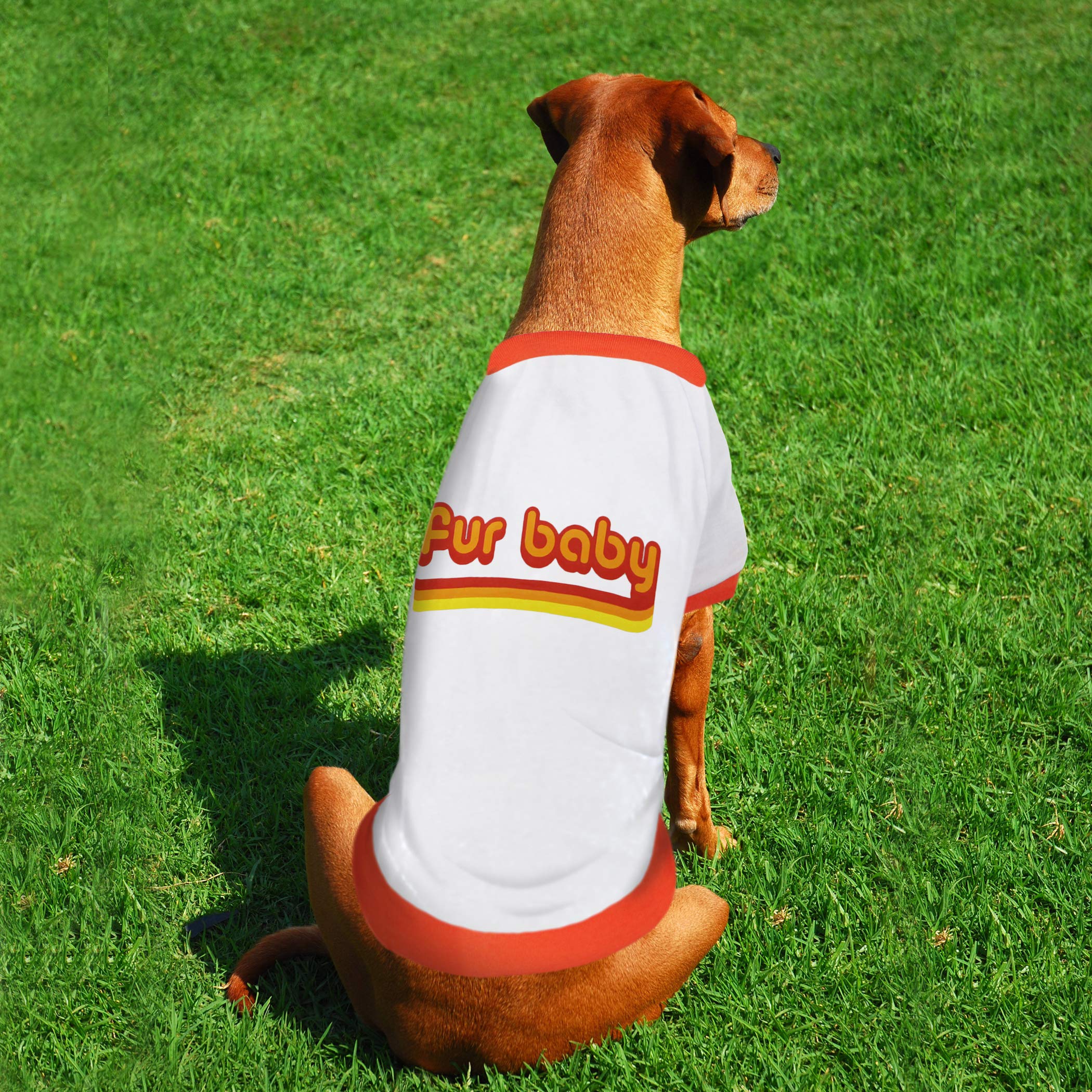 Laur Diy Pet Tee Shirt - Fur Baby - Laurdiy Dog Shirt, Large