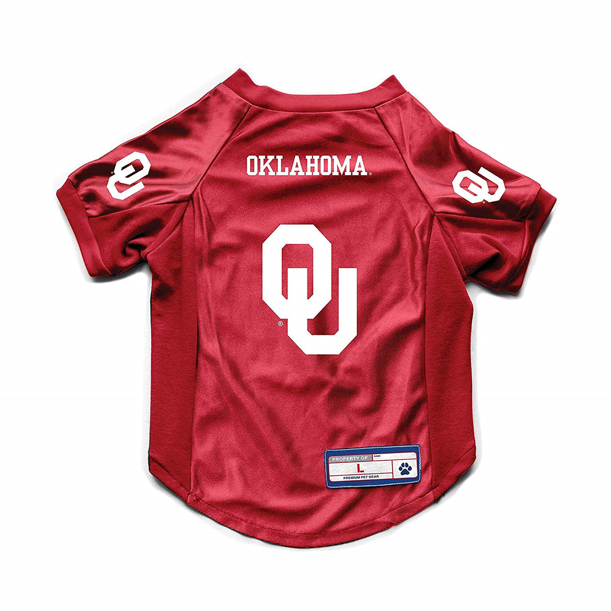 Littlearth Ncaa Oklahoma Sooners Stretch Pet Jersey, Team Color, Medium