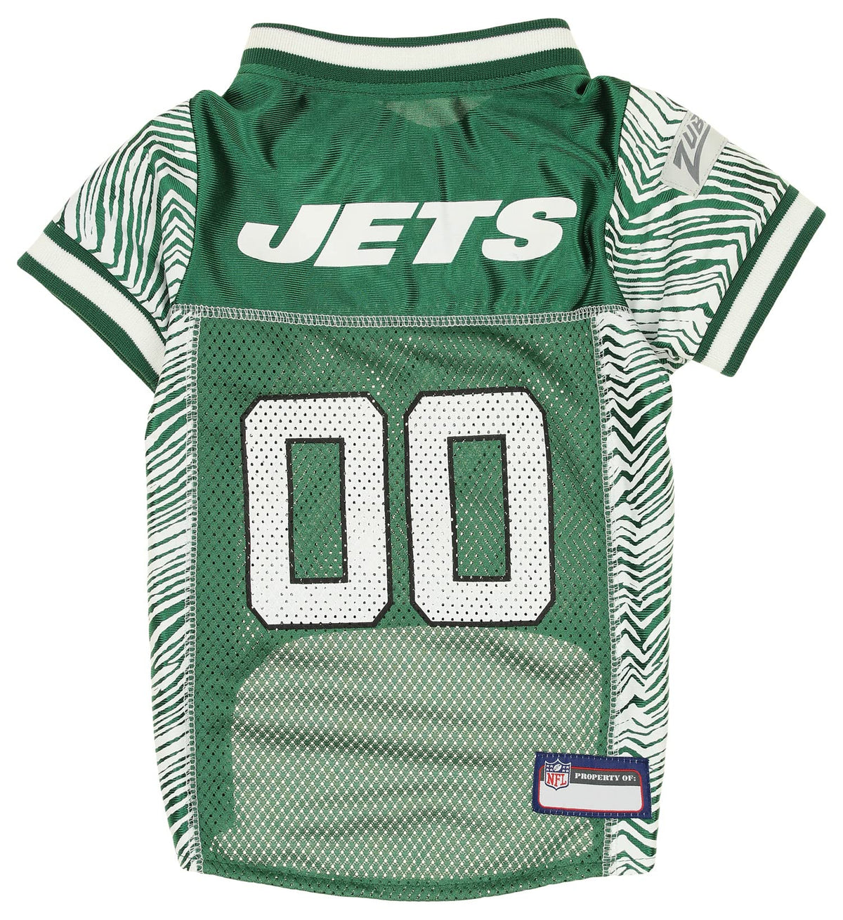 Zubaz Nfl Team Pet Jersey For Dogs, New York Jets, Medium