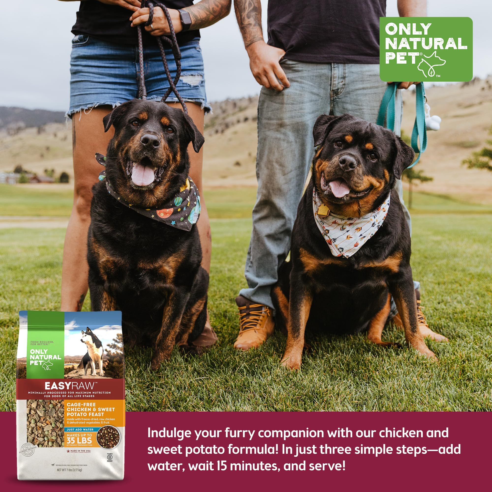 Only Natural Pet - EasyRaw Dehydrated Raw Dog Food Formula, Contains Real Wholesome Nutrition, Low Glycemic, Paleo Friendly, Non