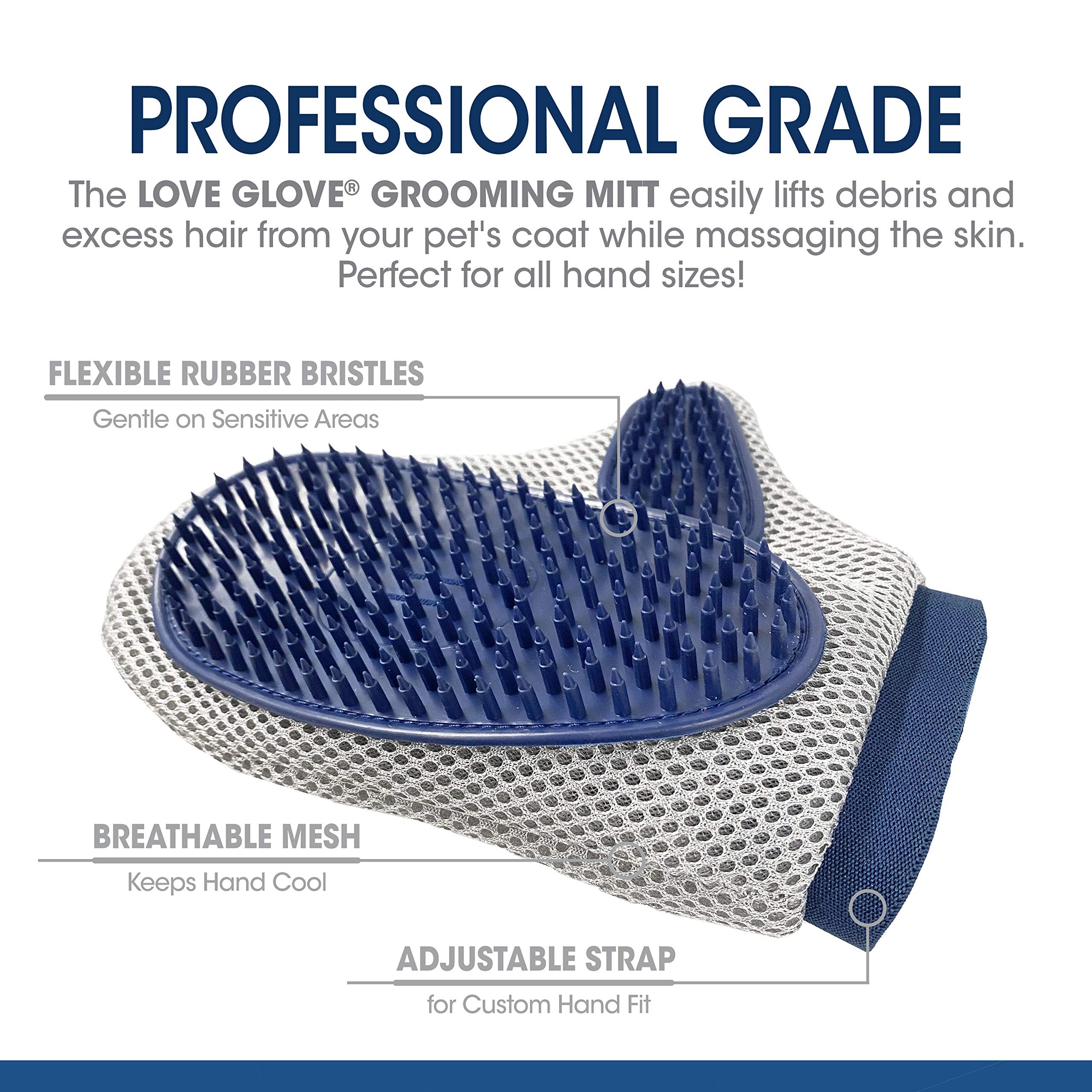 Magic Coat Professional Series Love Glove Dog Grooming Mitt