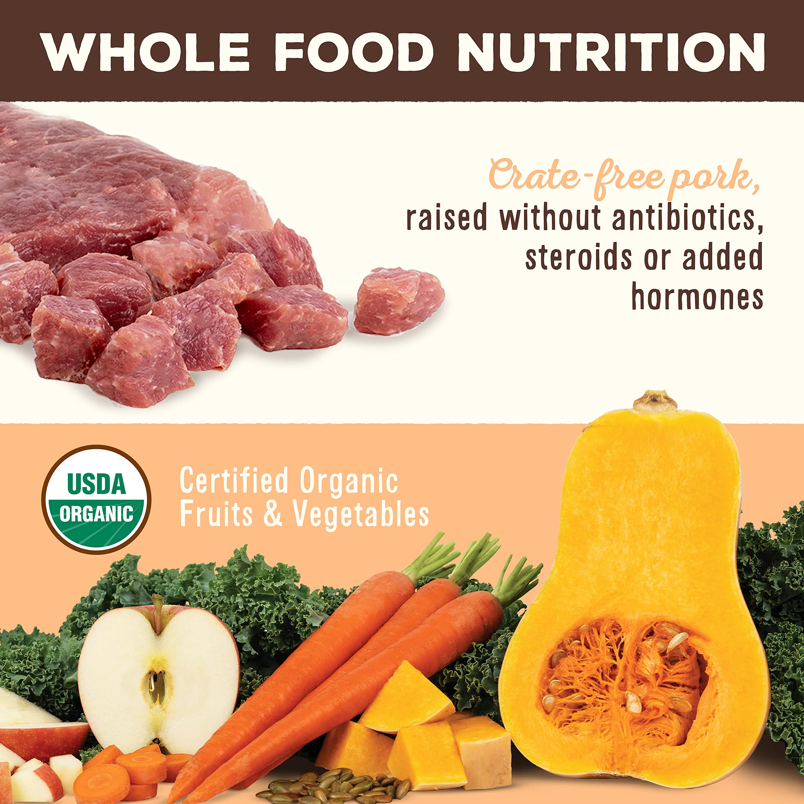 Primal Freeze Dried Raw Cat Food Nuggets Pork, Complete & Balanced Meal or Topper, Premium, Healthy, Grain Free, High Protein Ra