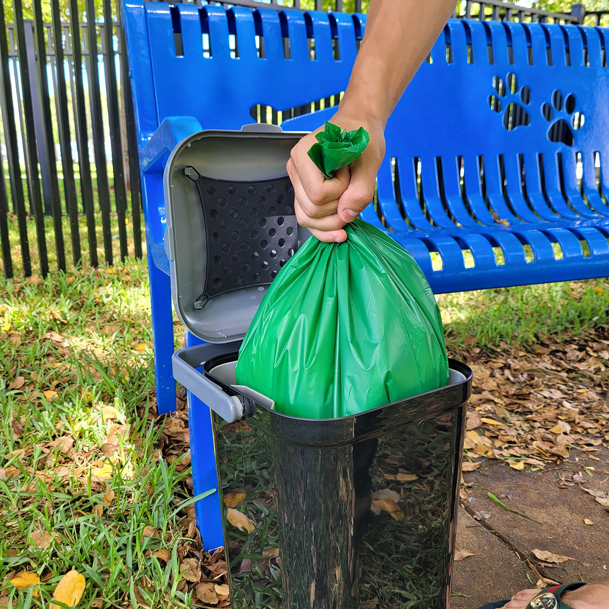 Dog Waste Station/Cat Litter Pail Bags, Petfusion Compatible, Certified Compostable, Plant-Derived, Long & Durable, Replacement