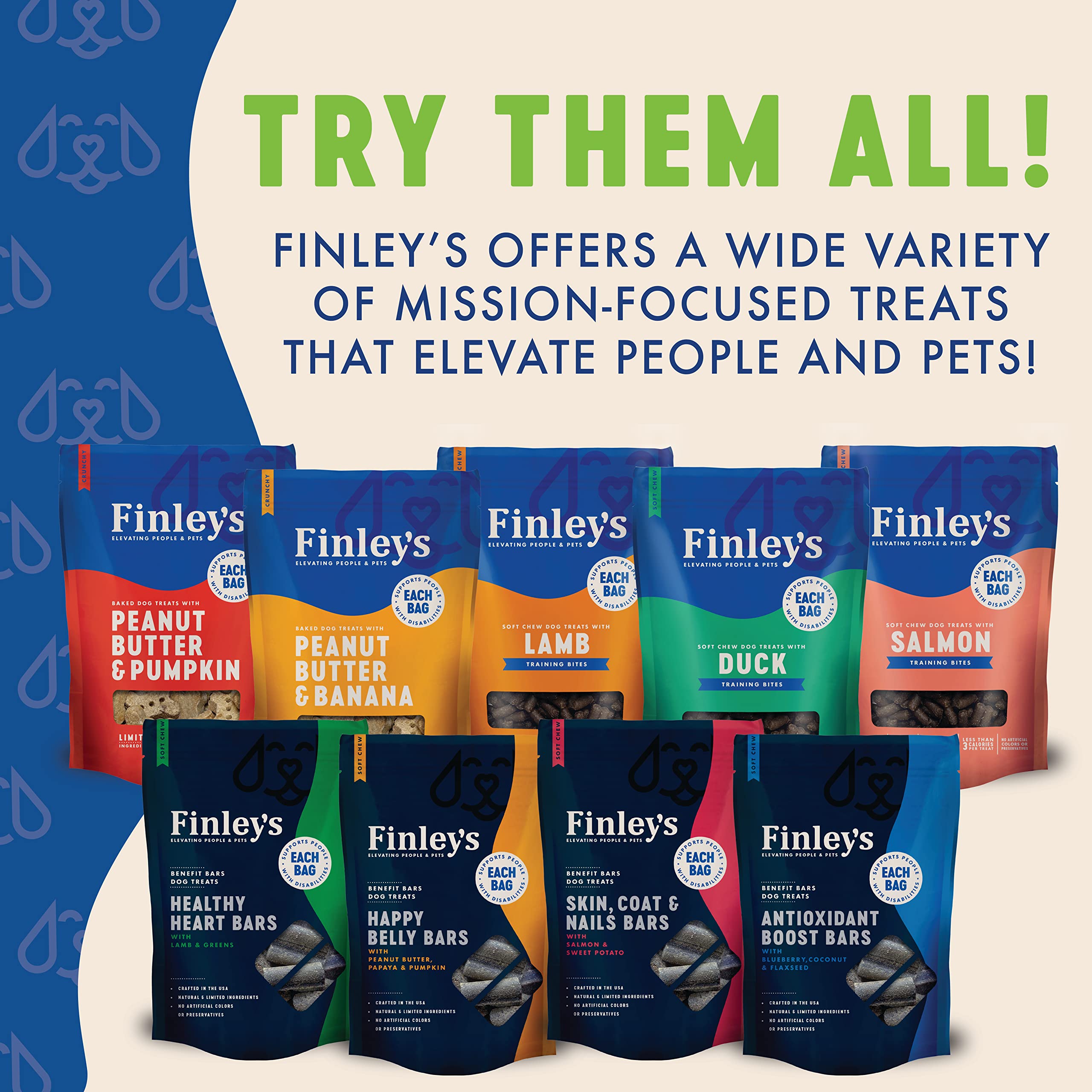 Finleys Apple Cinnamon Dog Biscuits Treats for Dogs Made in USA | Natural Apple Cinnamon Dog Treat | Wheat Free Dog Treats | He