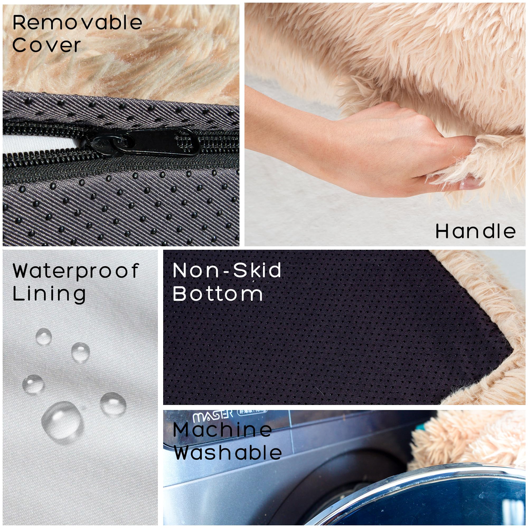 Petfun Jumbo Orthopedic Dog Bed For Large Dogs - 7-Inch Thick Memory Foam Dog Bed With Pillow Removable Cover Machine Washable (
