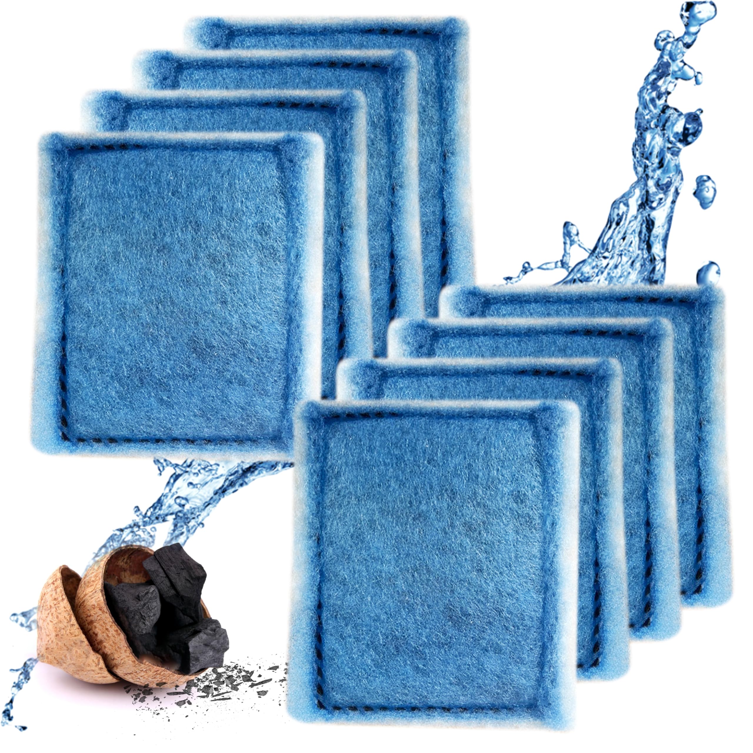 8 Pack - Rite Size C Replacement Aquarium Filter Cartridges Compatible With Marineland Penguin Pro Power Filters 275 & 375, 200 