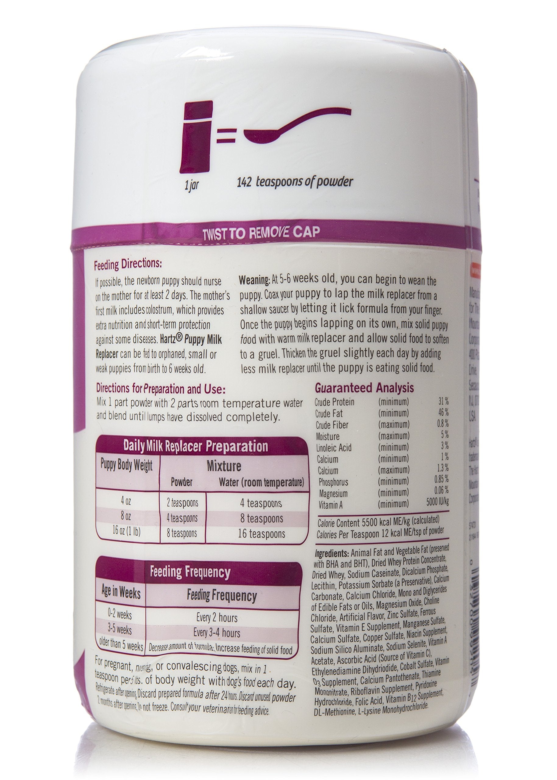 Hartz Powdered Puppy Milk Replacer