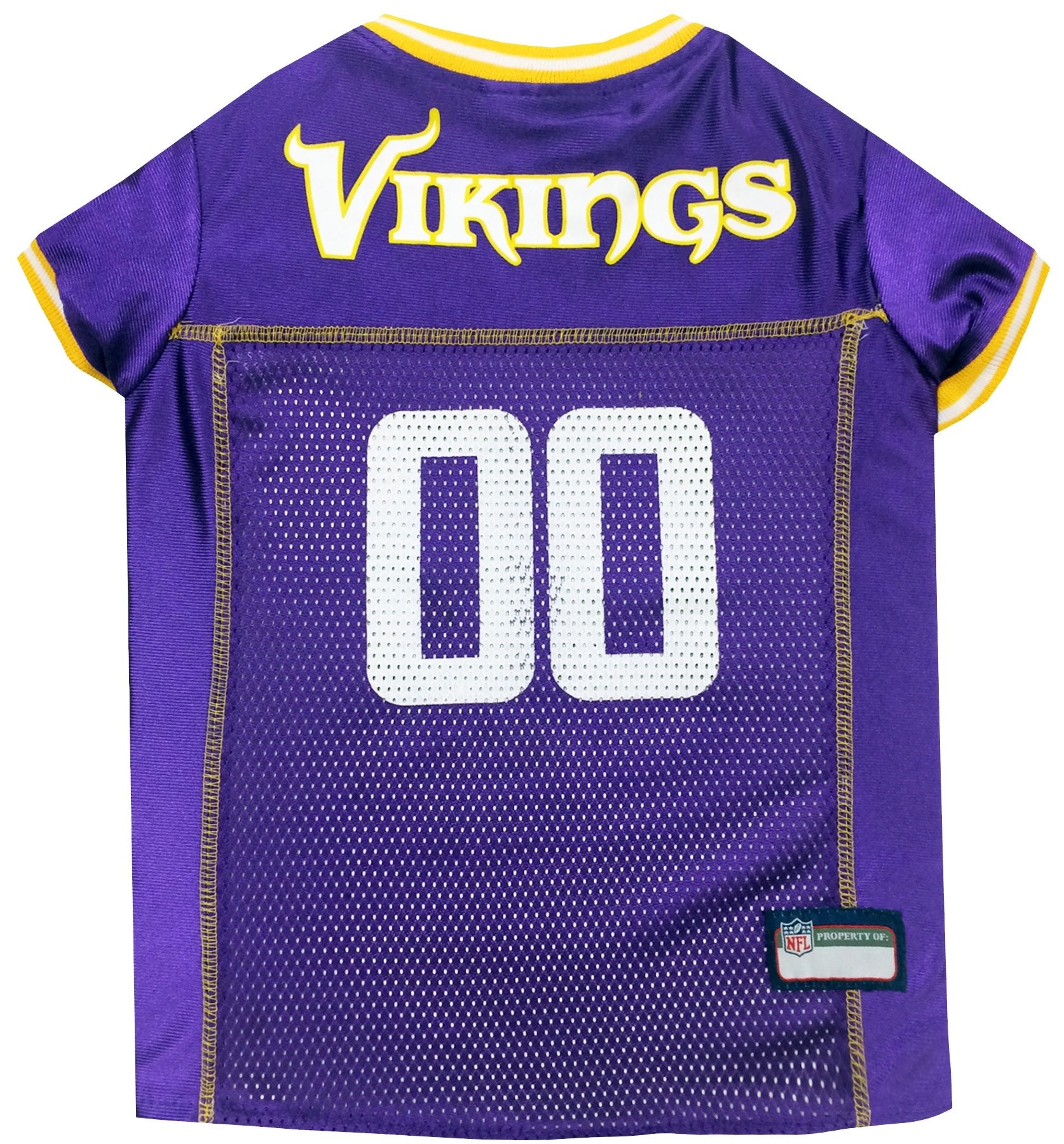 Nfl Minnesota Vikings Dog Jersey, Size: X-Large. Best Football Jersey Costume For Dogs & Cats. Licensed Jersey Shirt.