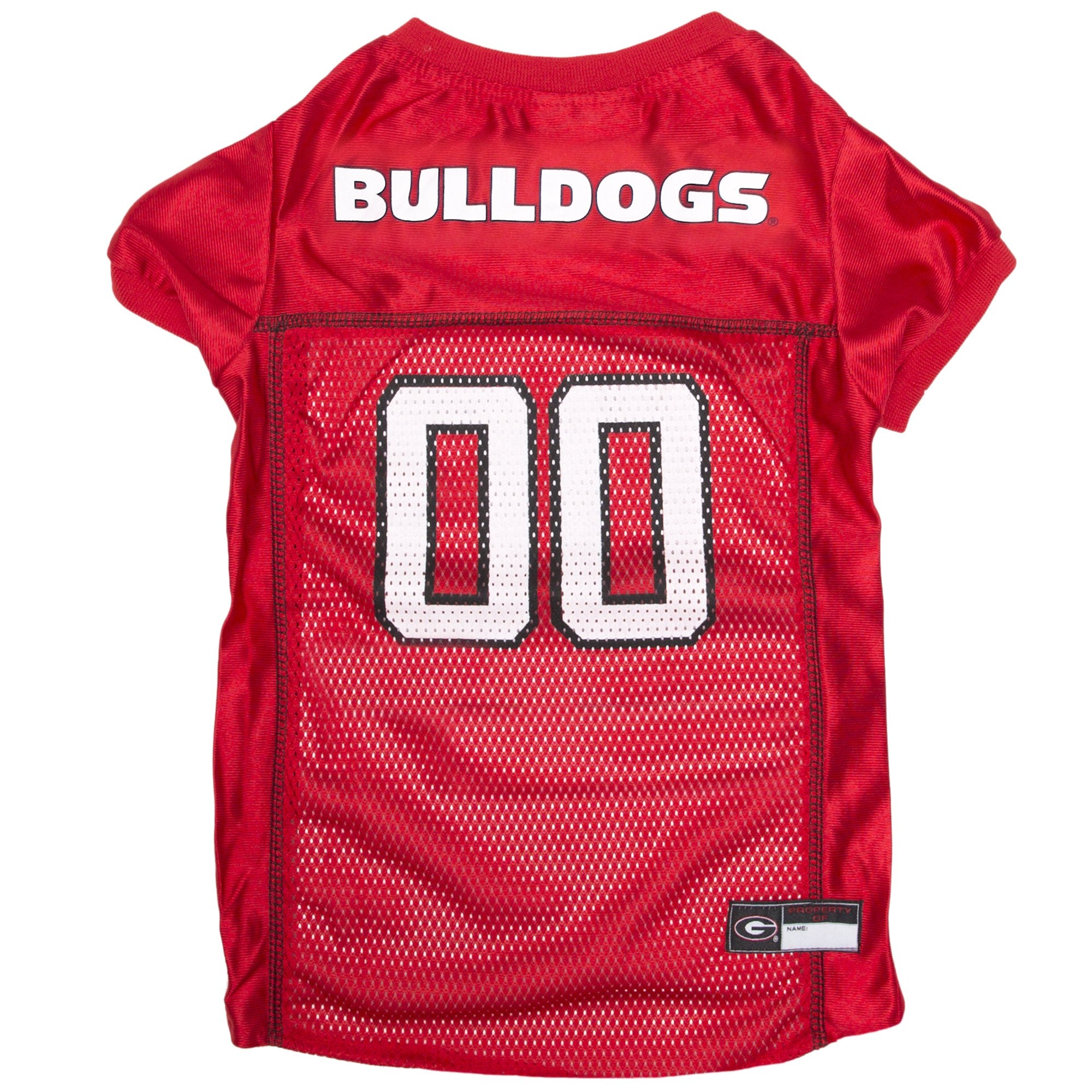 Pets First NCAA College Georgia Bulldogs Mesh Jersey for DOGS & CATS, Size Large, Licensed Dog Jersey with your Favorite Footbal