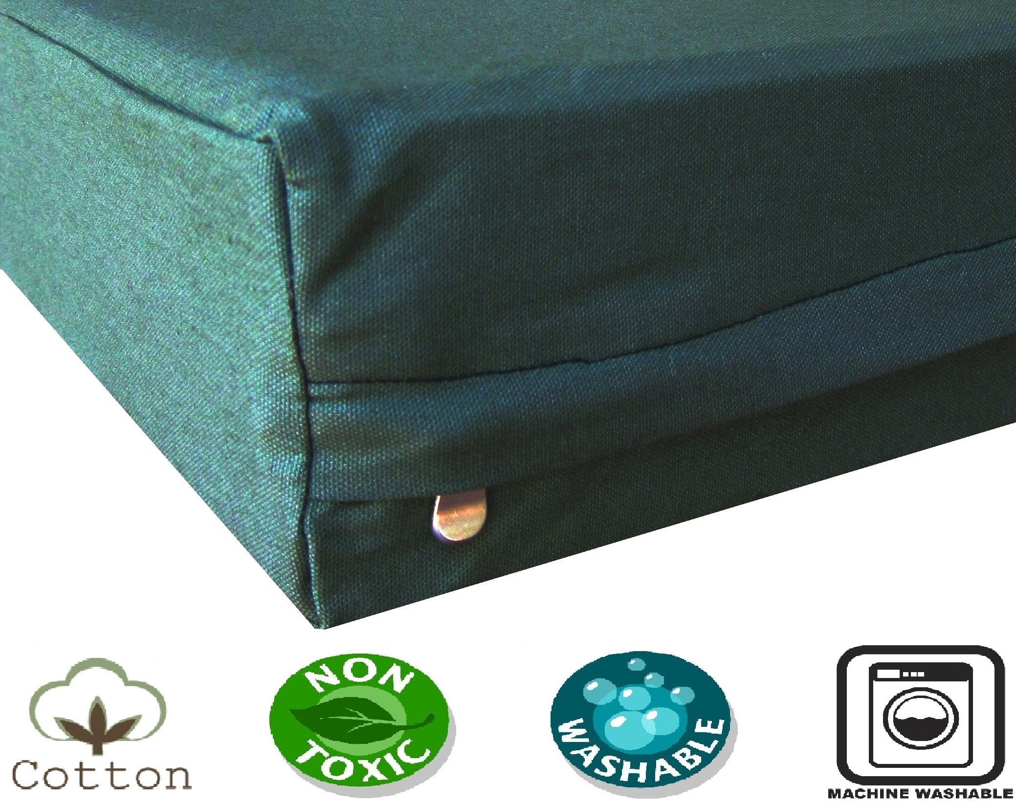 Dogbed4less Orthopedic Gel Cooling Memory Foam Dog Bed with Waterproof Liner and External Canvas Cover for Small to Medium Pet
