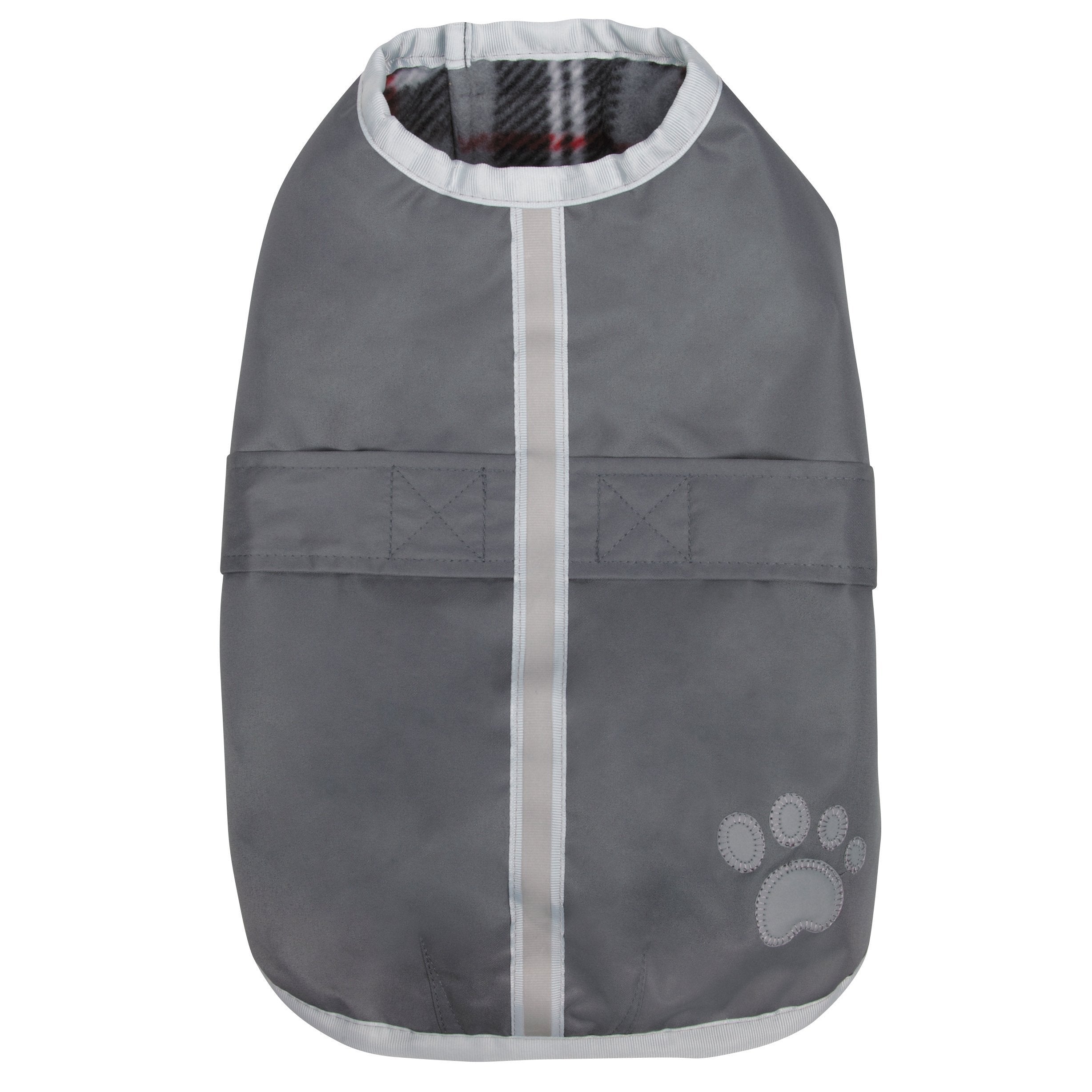 Zack & Zoey NorEaster Blanket Coat, Large, Silver