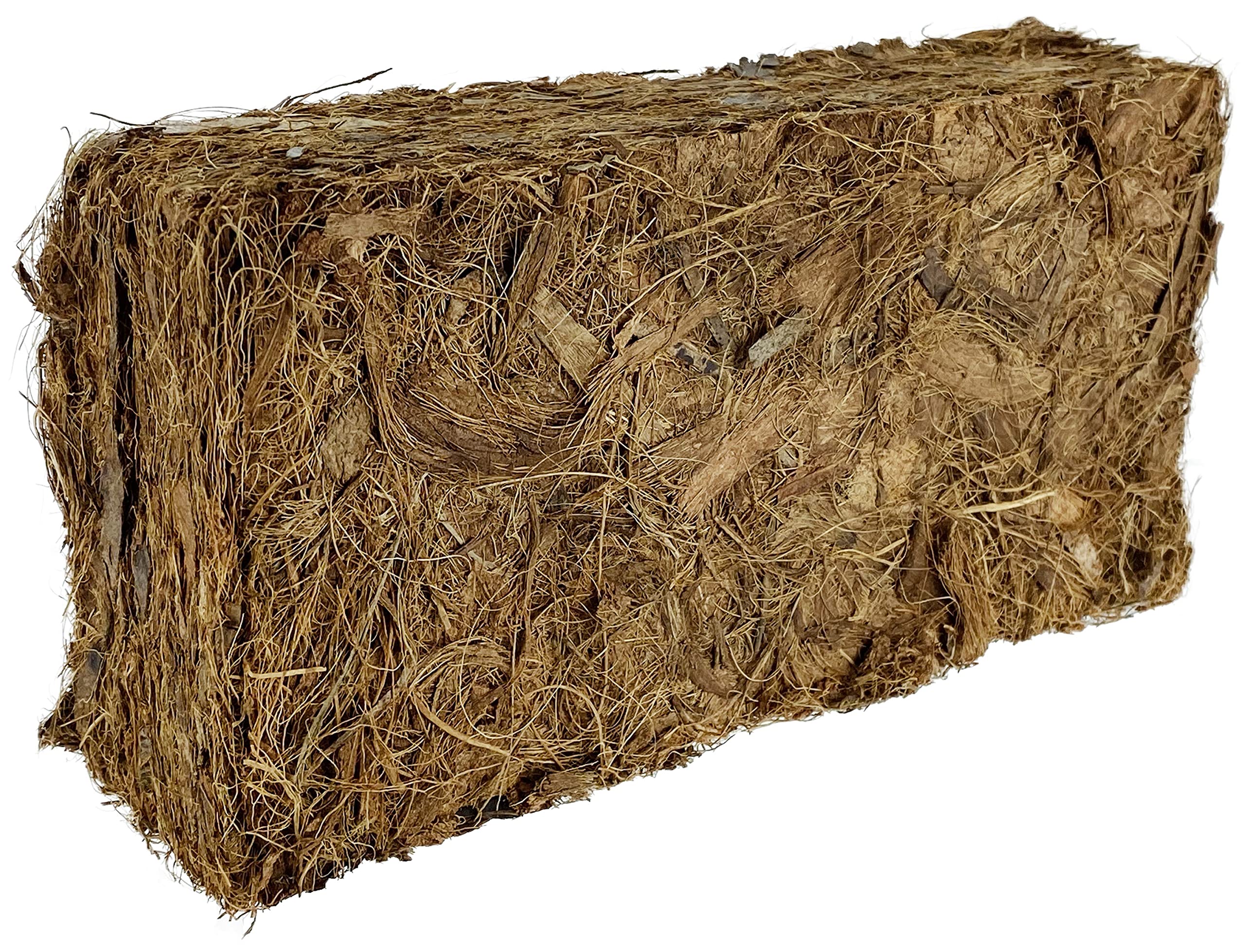Komodo Coconut Coir Chip Brick | 100% Natural Coconut Coir Reptile Terrarium Habitat Bedding | Retains Moisture For Regulating Humidity | Fits Up To A 20 Gallon Tank