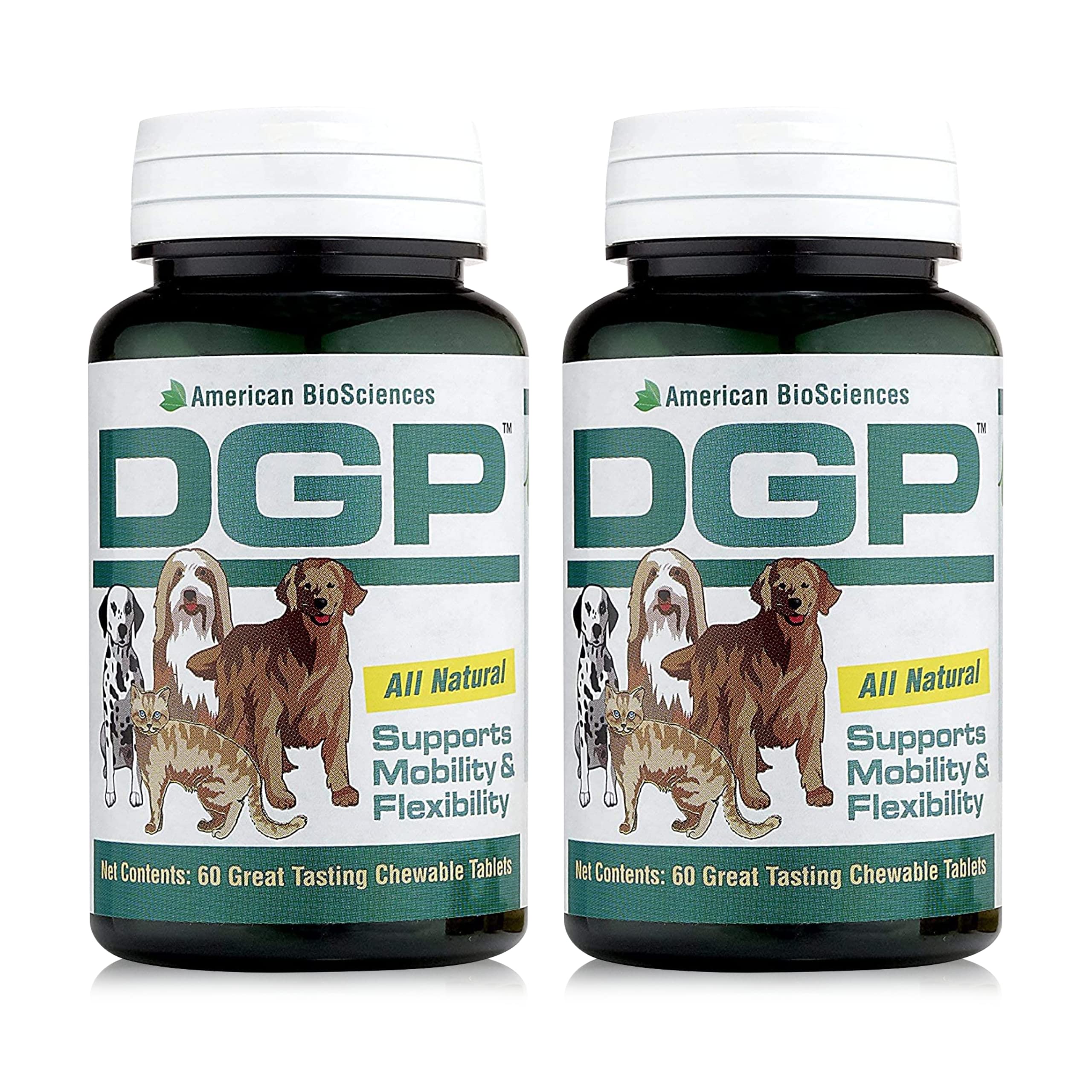 American BioSciences DGP 2-Pack, Joint Supplement for Dogs - Joint Support with Turmeric, Boswellia Extract & More - Quick Effec