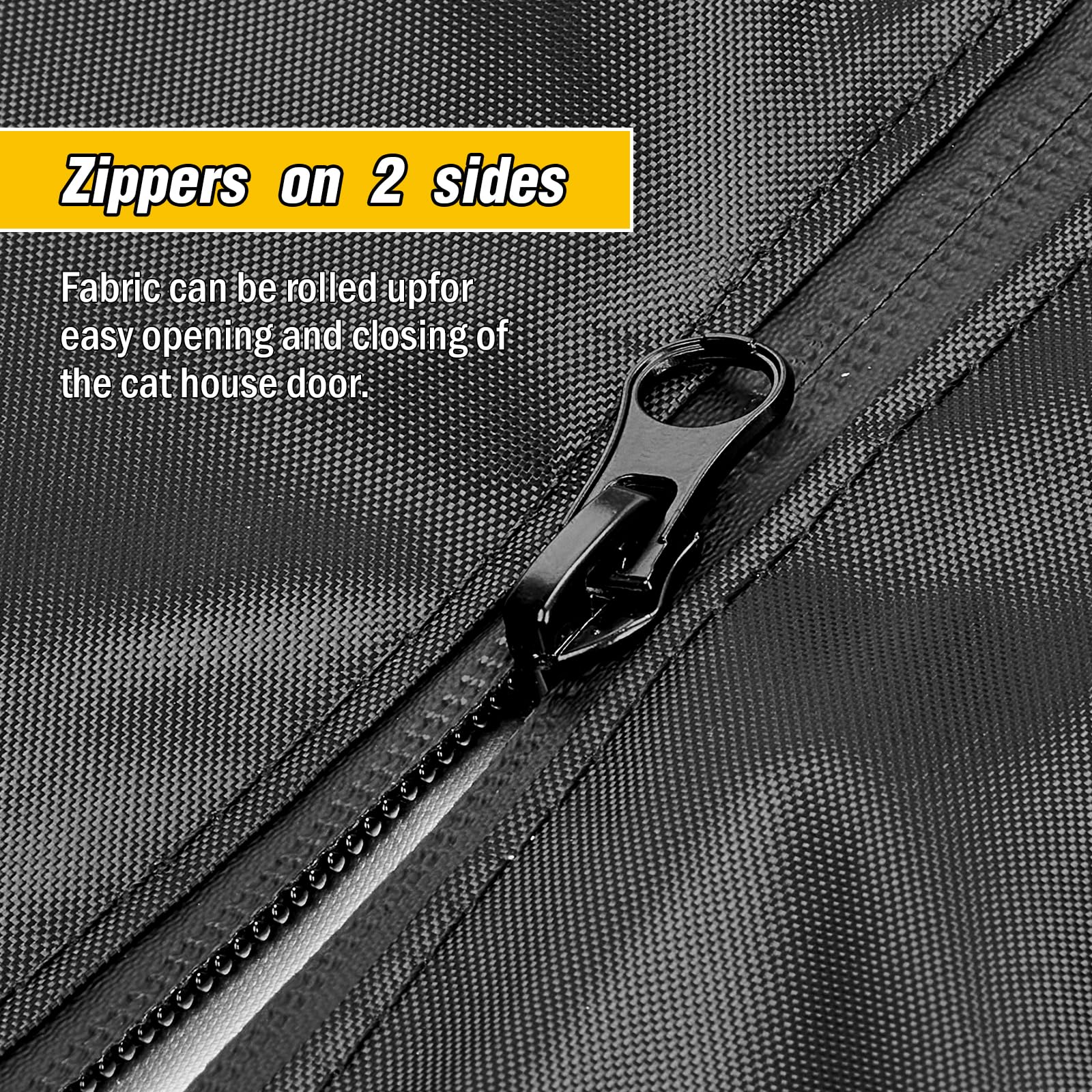 Kingling Outdoor Cat House Cover, Waterproof And Dustproof Protection Cover For Large Cat Cage Condo/Cat House Cover - 32 L X