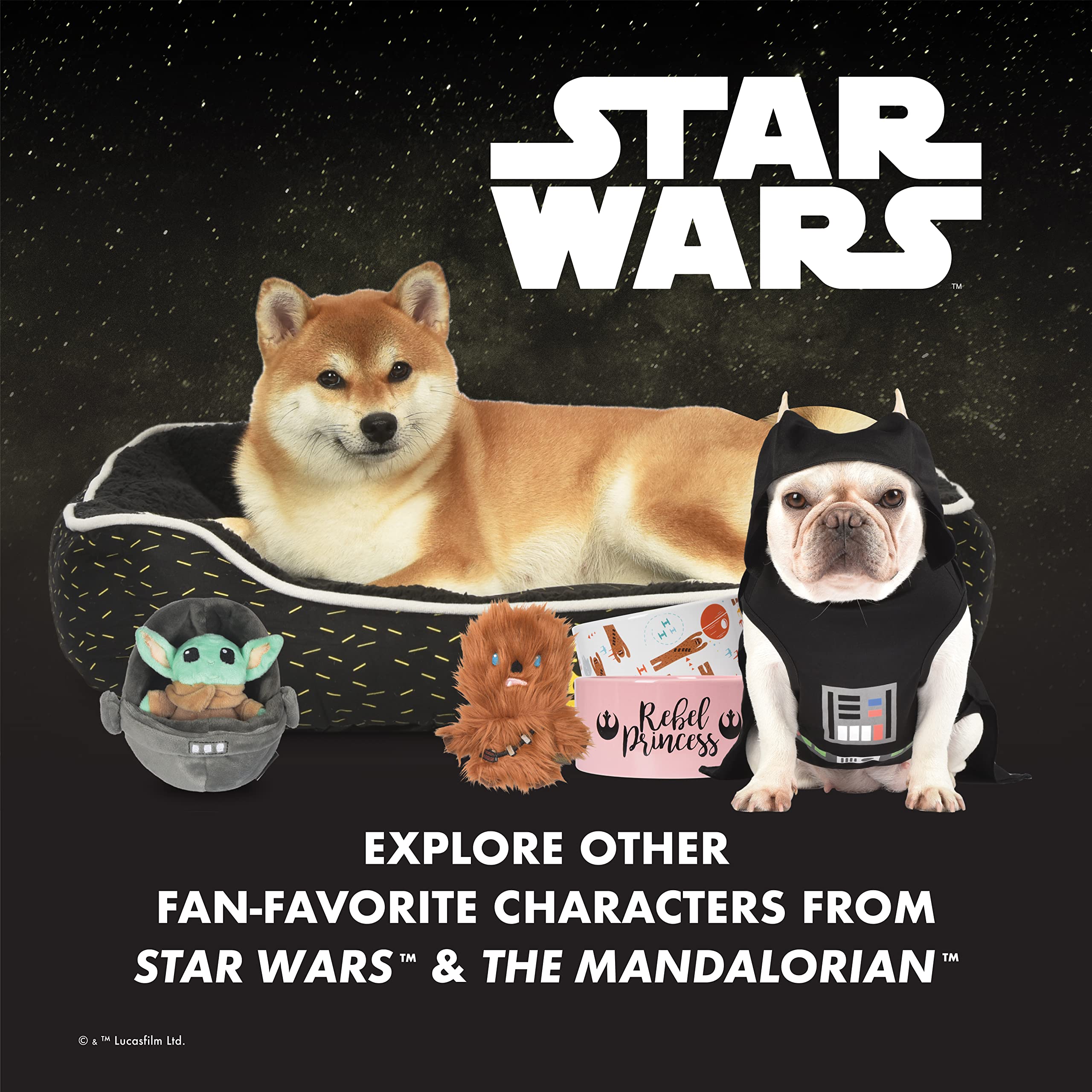 Star Wars For Pets The Mandalorian: The Child Puppy Teether Toy - Grogu Mandalorian Puppy Toy For Teething - Toy For Dogs Puppy