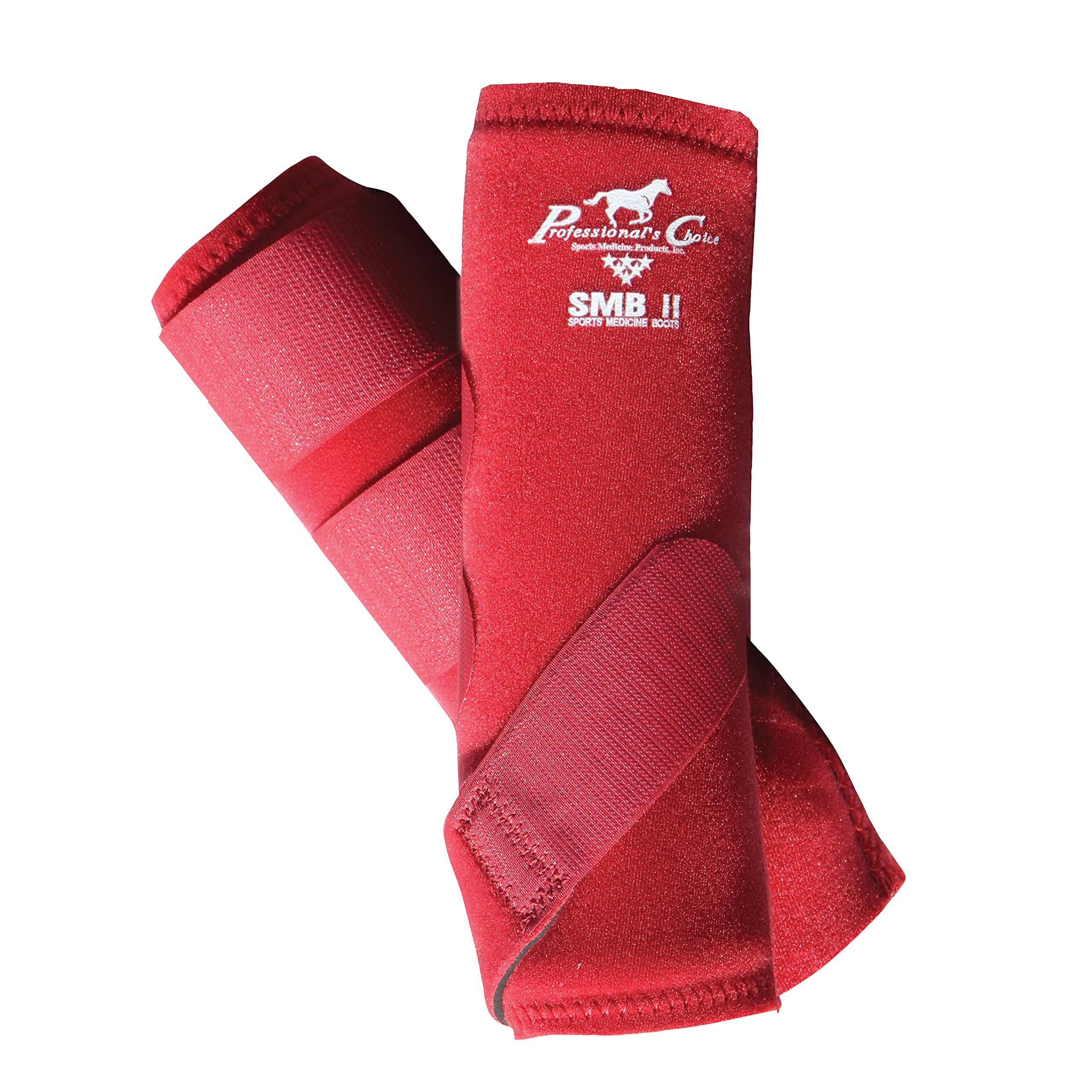 Professionals Choice Equine SMBII Leg Boots | Sold in Pairs |Crimson | Small