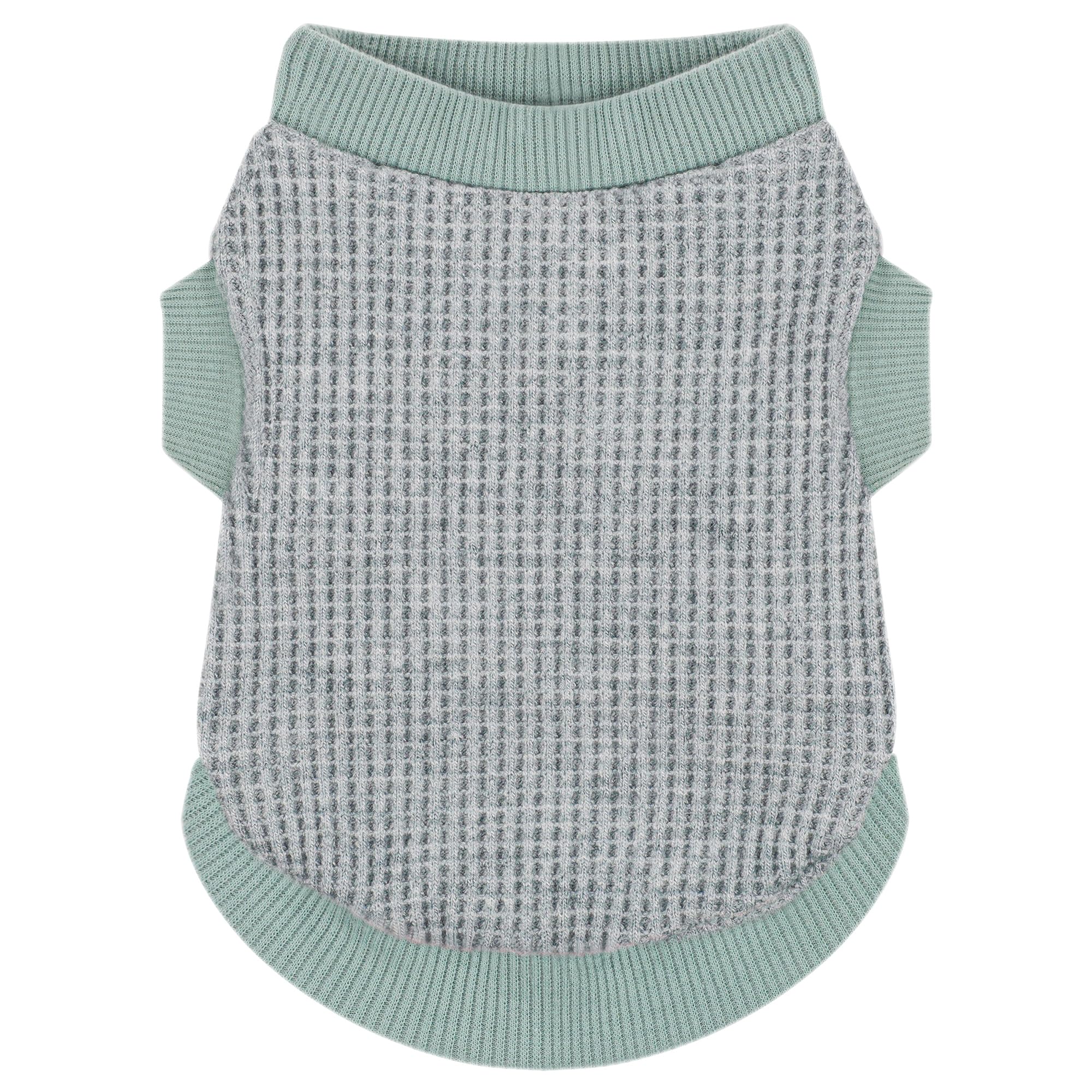 Cozy And Functional Dog Shirts For Small Puppies: Stretchable Green Attire With Easy-On Design, Ideal For Chihuahuas And Yorkies