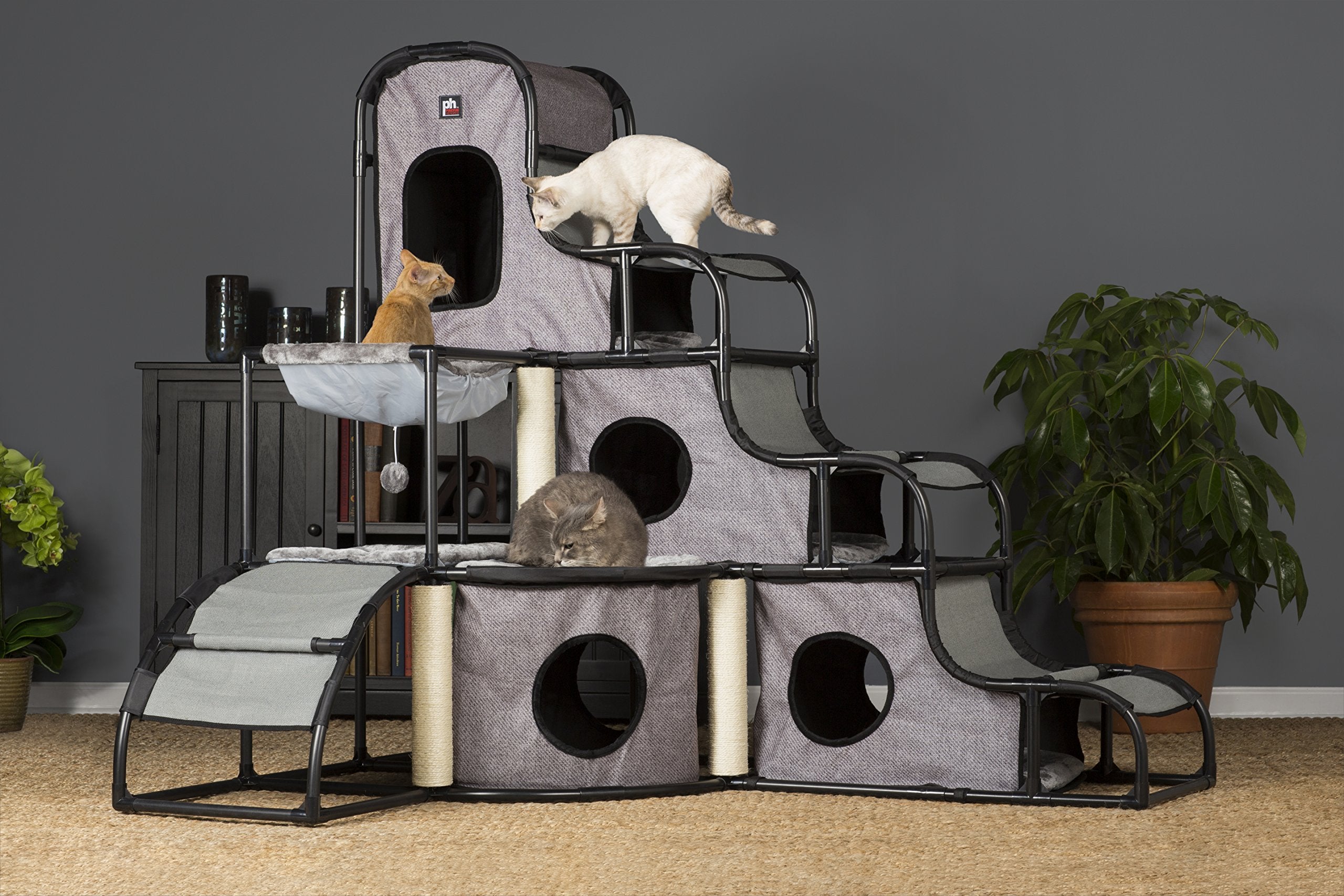 Prevue Pet Products Prevue Pet Products Catville Tower Gray 7240, Gray