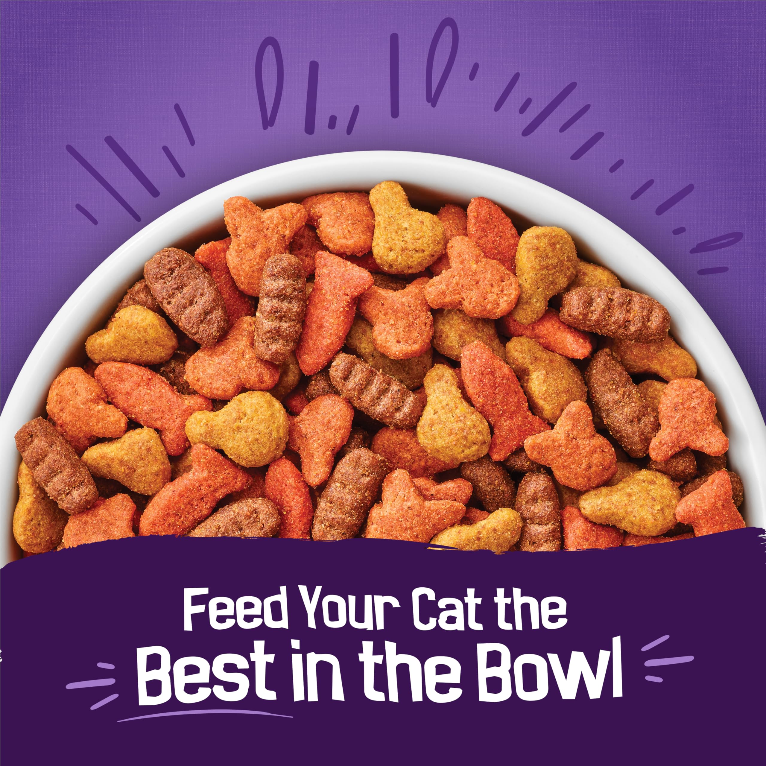 Purina Friskies Dry Cat Food, Surfin & Turfin Favorites - 16 lb. Bag