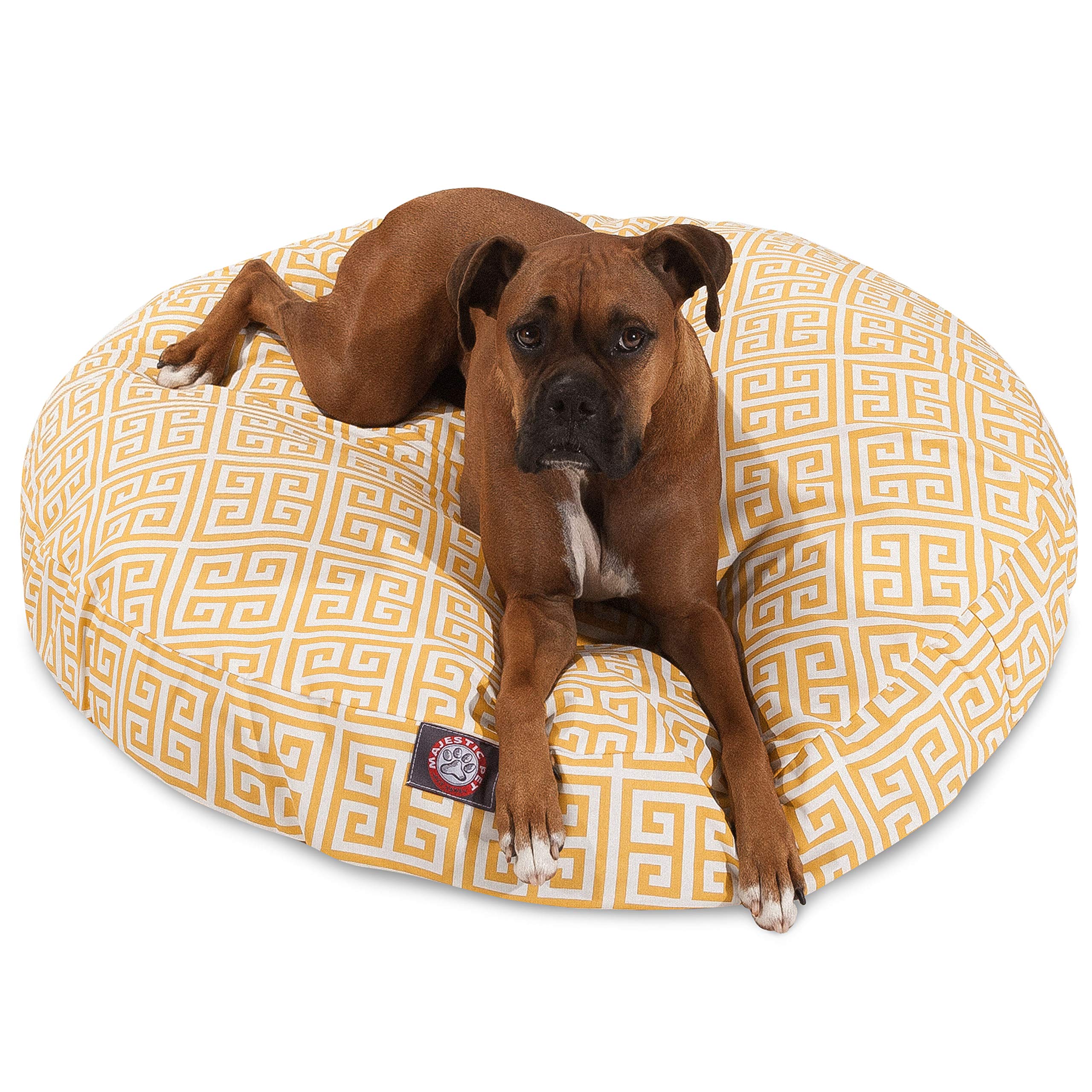 Citrus Towers Large Round Indoor Outdoor Pet Dog Bed With Removable Washable Cover By Majestic Pet Products