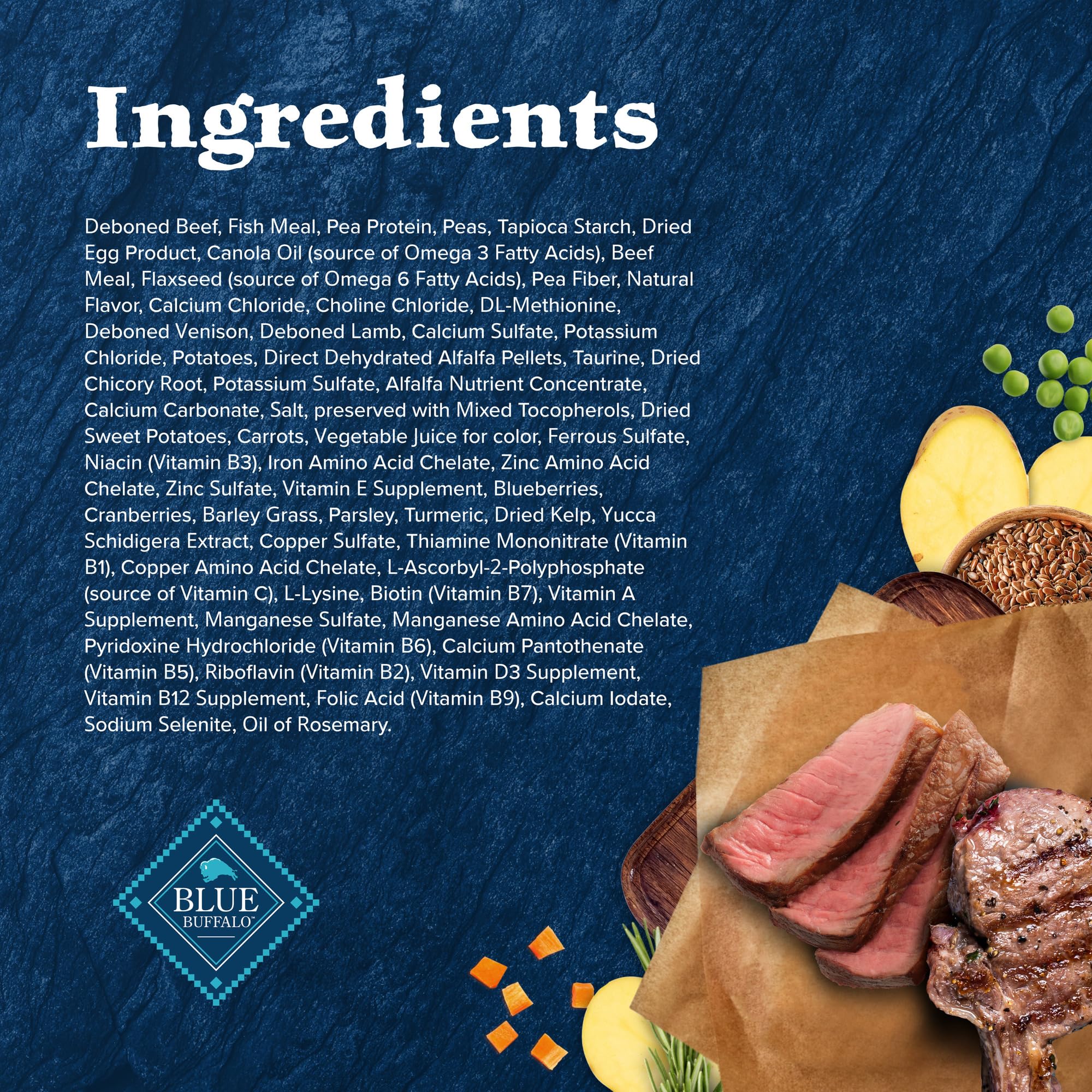 Blue Buffalo Wilderness Adult Dry Cat Food, Rocky Mountain Recipe, Chicken-Free & Grain-Free Recipe Made with Natural Ingredient