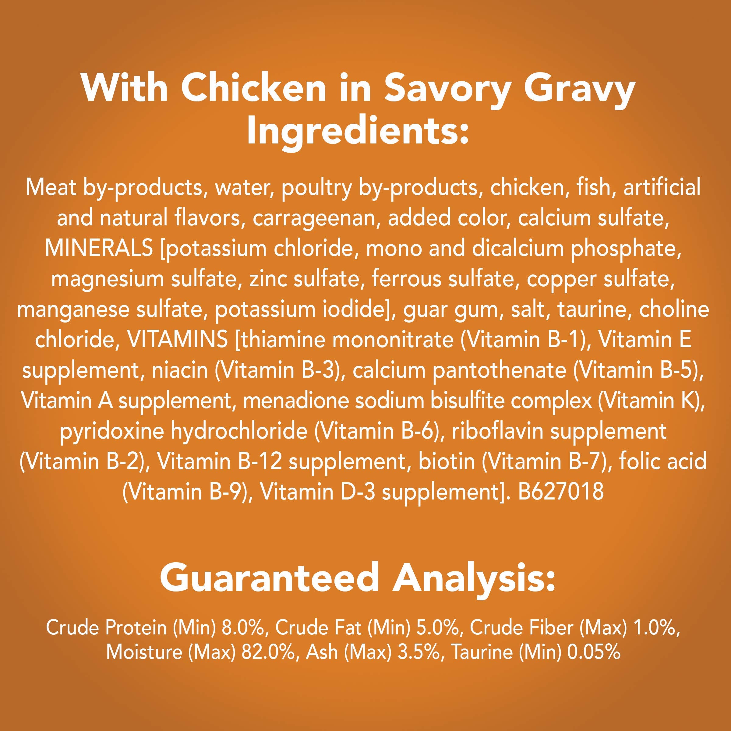 Purina Friskies Gravy Pate, Wet Cat Food Extra Gravy Pate With Chicken in Savory - (Pack of 24) 5.5 oz. Cans