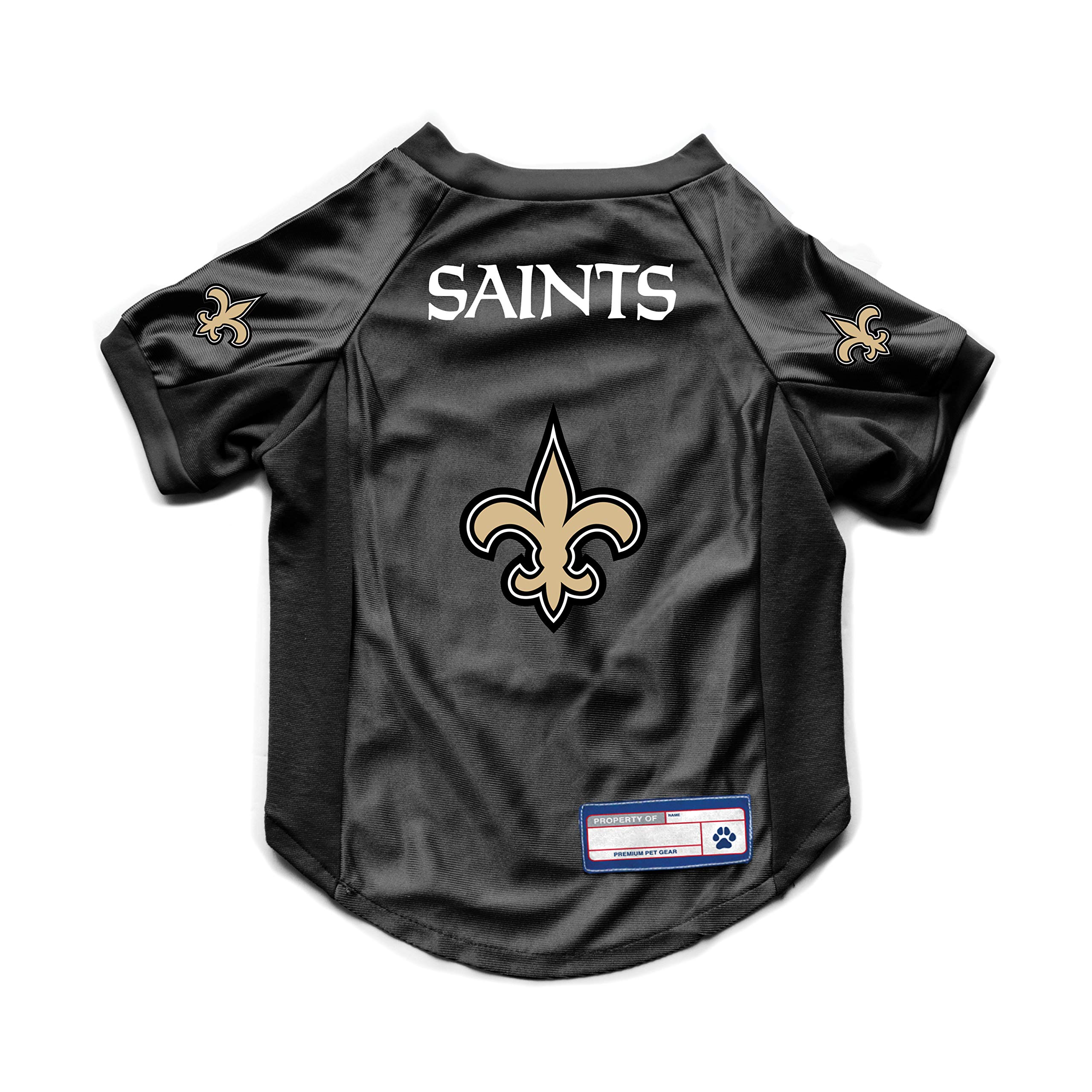 Littlearth New Orleans Saints NFL Stretch Pet Jerseys for Big Dogs