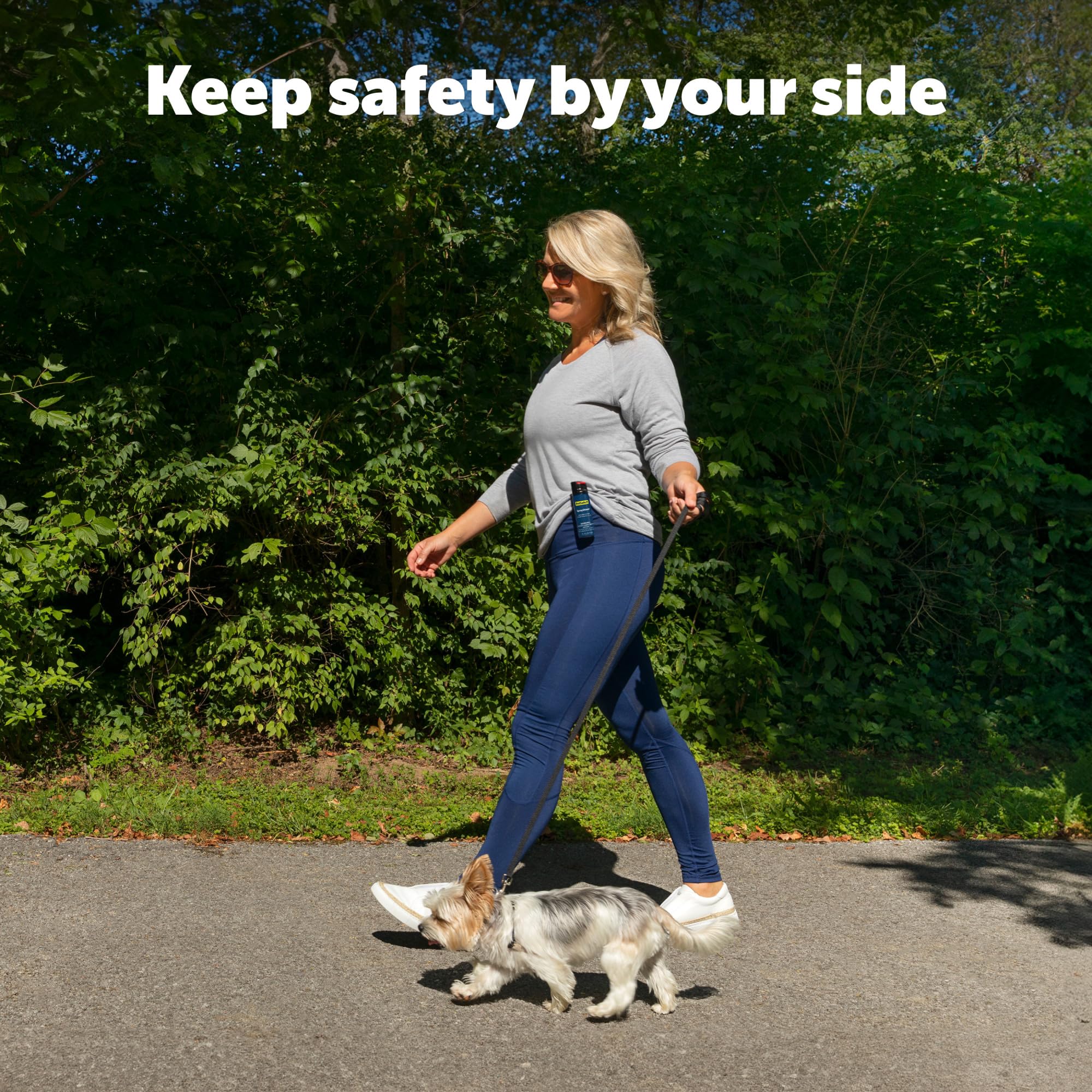 PetSafe SprayShield Animal Deterrent Spray, 2.4 Oz, Dog Self Defense, Compact Design, Citronella, Belt Clip, 10 Foot Stream, Black