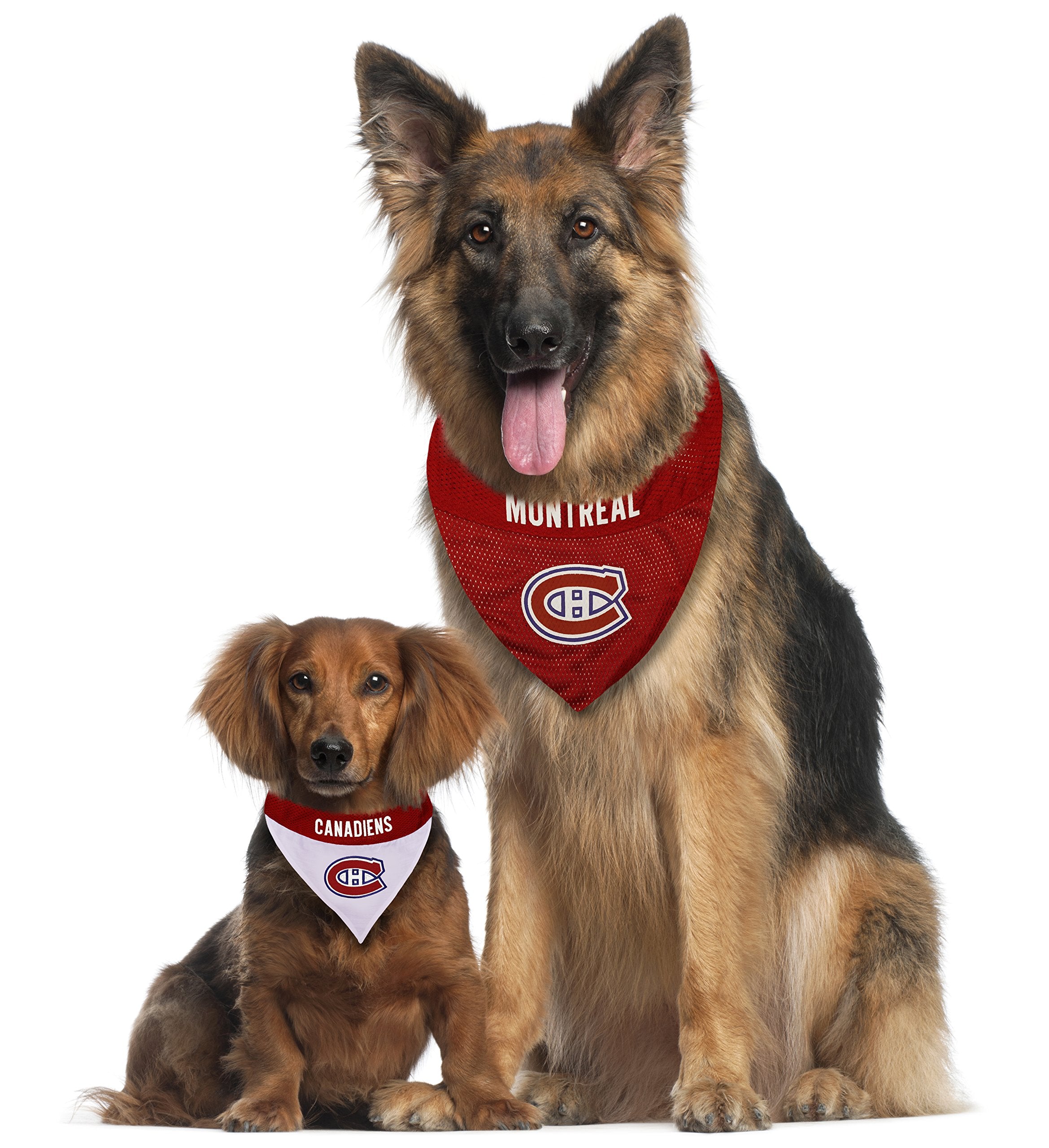 NHL Montreal Canadiens Bandana for Dogs & Cats, Large/X-Large. - Cute & Stylish Bandana! The Perfect Hockey Fan Scarf Bandana, G