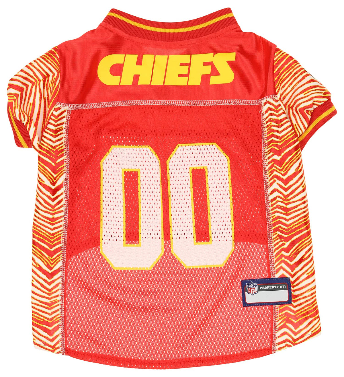 Zubaz Nfl Team Pet Jersey For Dogs, Kansas City Chiefs, X-Small