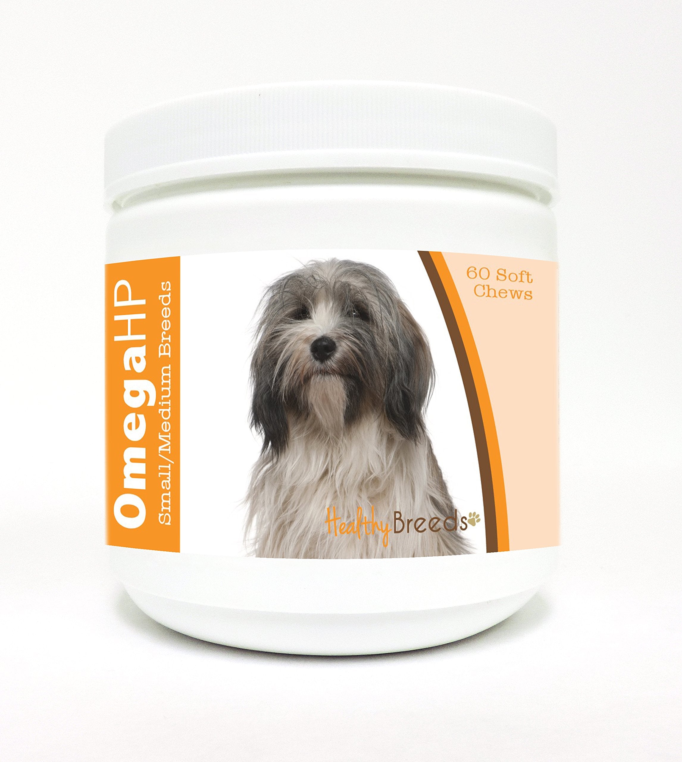 Healthy Breeds Tibetan Terrier Omega HP Fatty Acid Skin and Coat Support Soft Chews 60 Count
