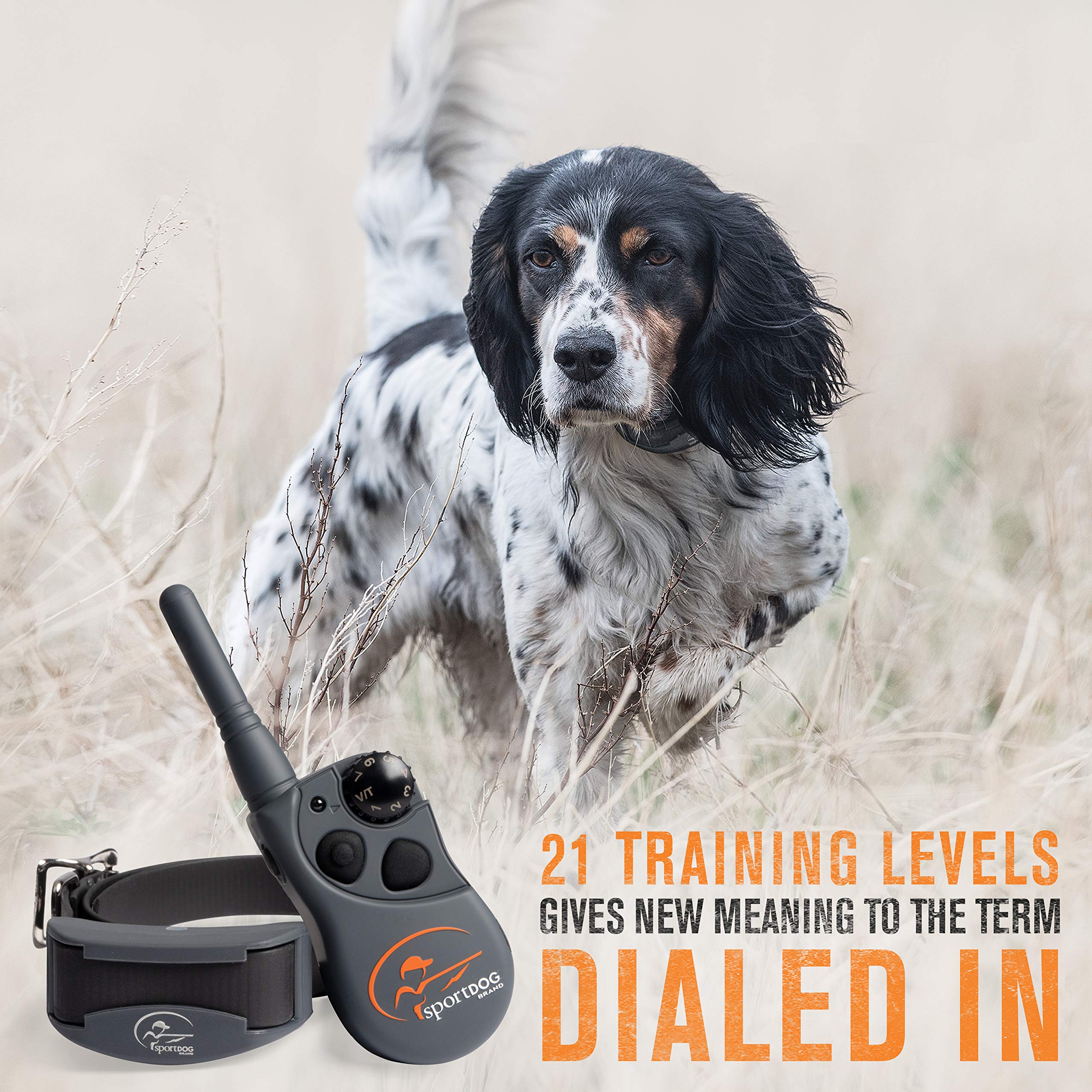Sportdog Brand Fieldtrainer 425X Remote Training Collar, E Collar For Dogs - Waterproof Dog Trainer, Submersible Up To 25 Feet, Rechargeable Dog Training Collar With Remote Shock, Vibrate, And Tone