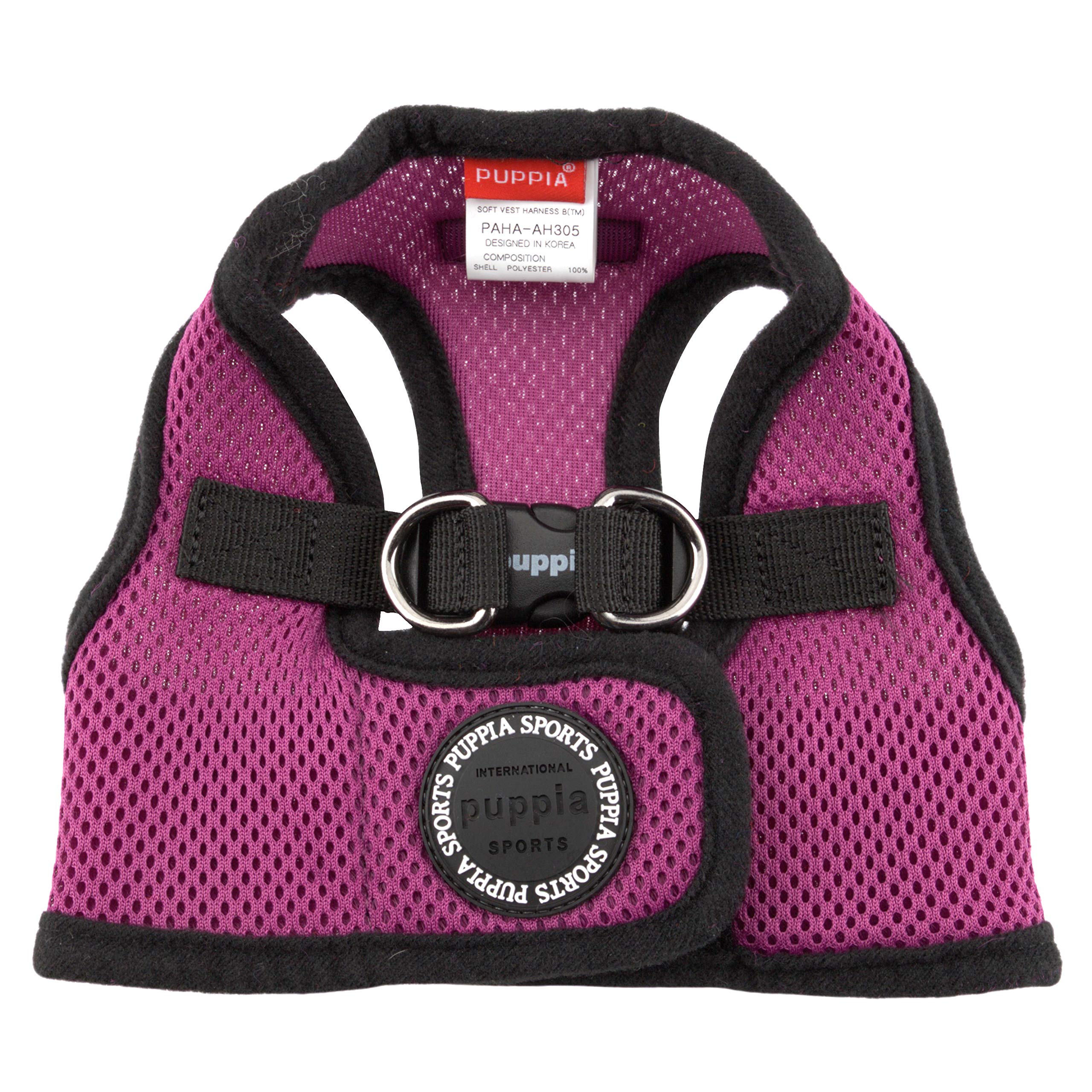 PUPPIA International Harness Soft B Vest, X-Small, Purple