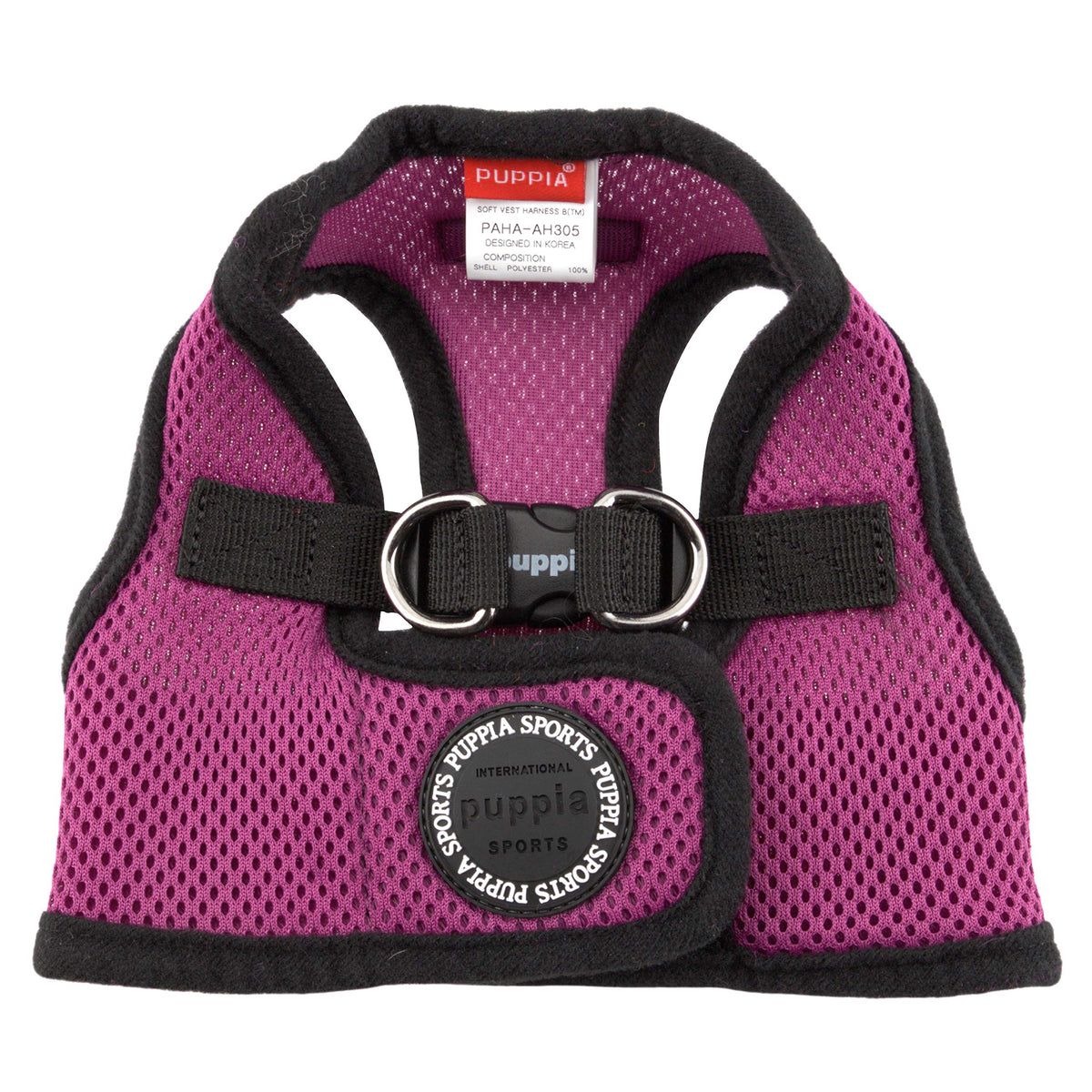 Puppia International Harness Soft B Vest, X-Small, Purple