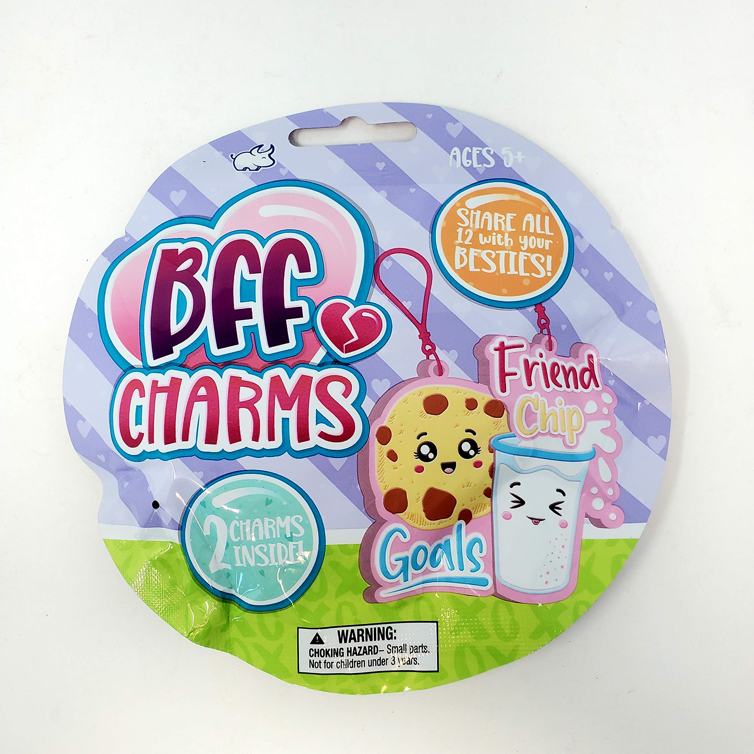 Bullsitoy Bff Charms 2 Pack - 1 For You - 1 For Your Bestie - Lot Of 4 Blind Bags