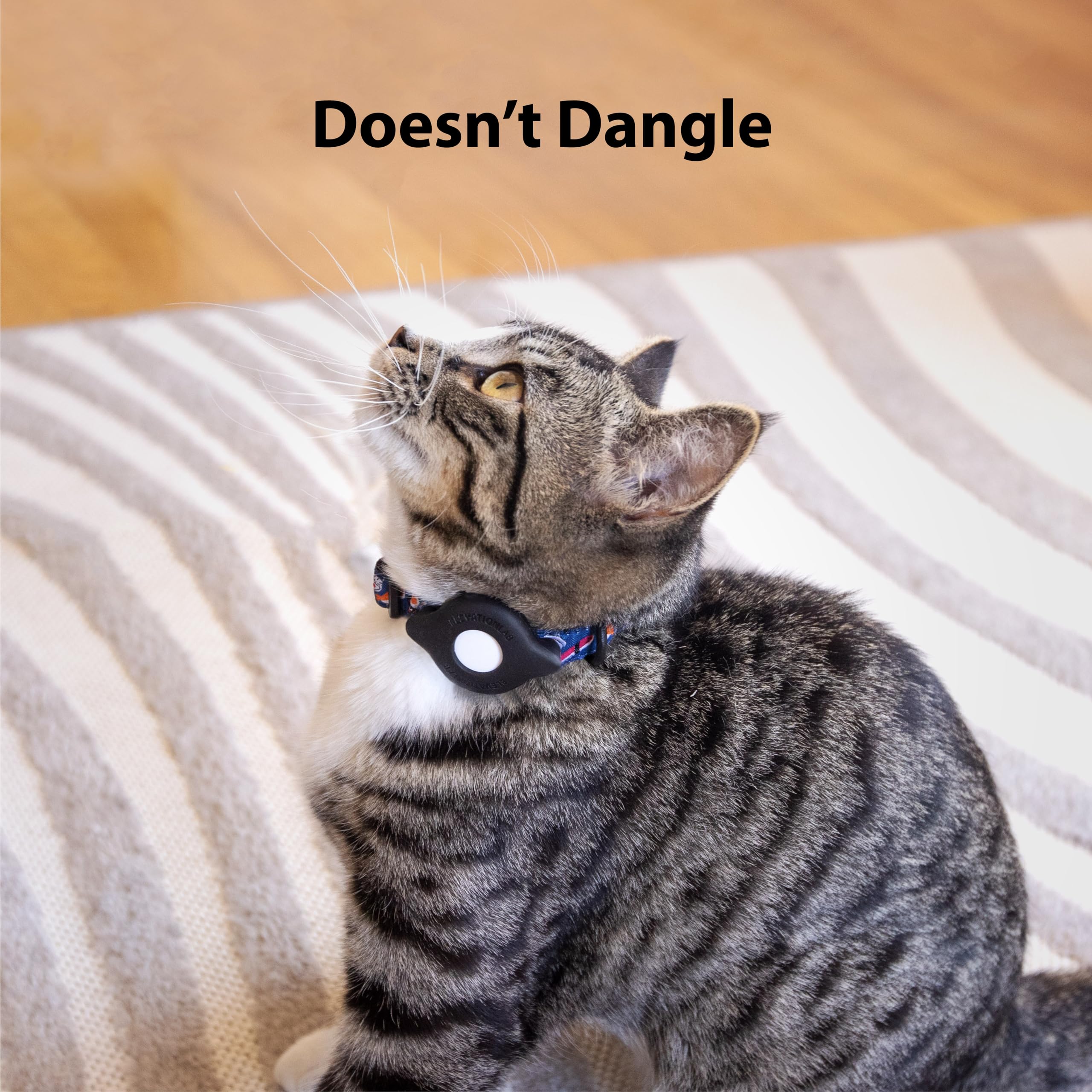 Elevation Lab Tagvault Airtag Cat Collar Mount - The Secure Airtag Collar Holder | Doesn'T Dangle, Great For Small Dogs Too