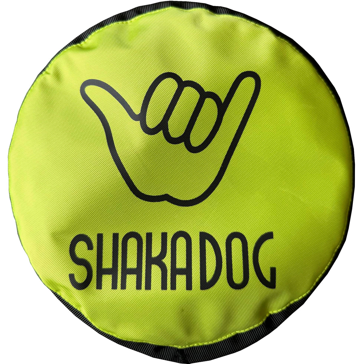 Shaka Zippytoss Flying Dog Disc Interative Fetch Toy 9'' (Green)