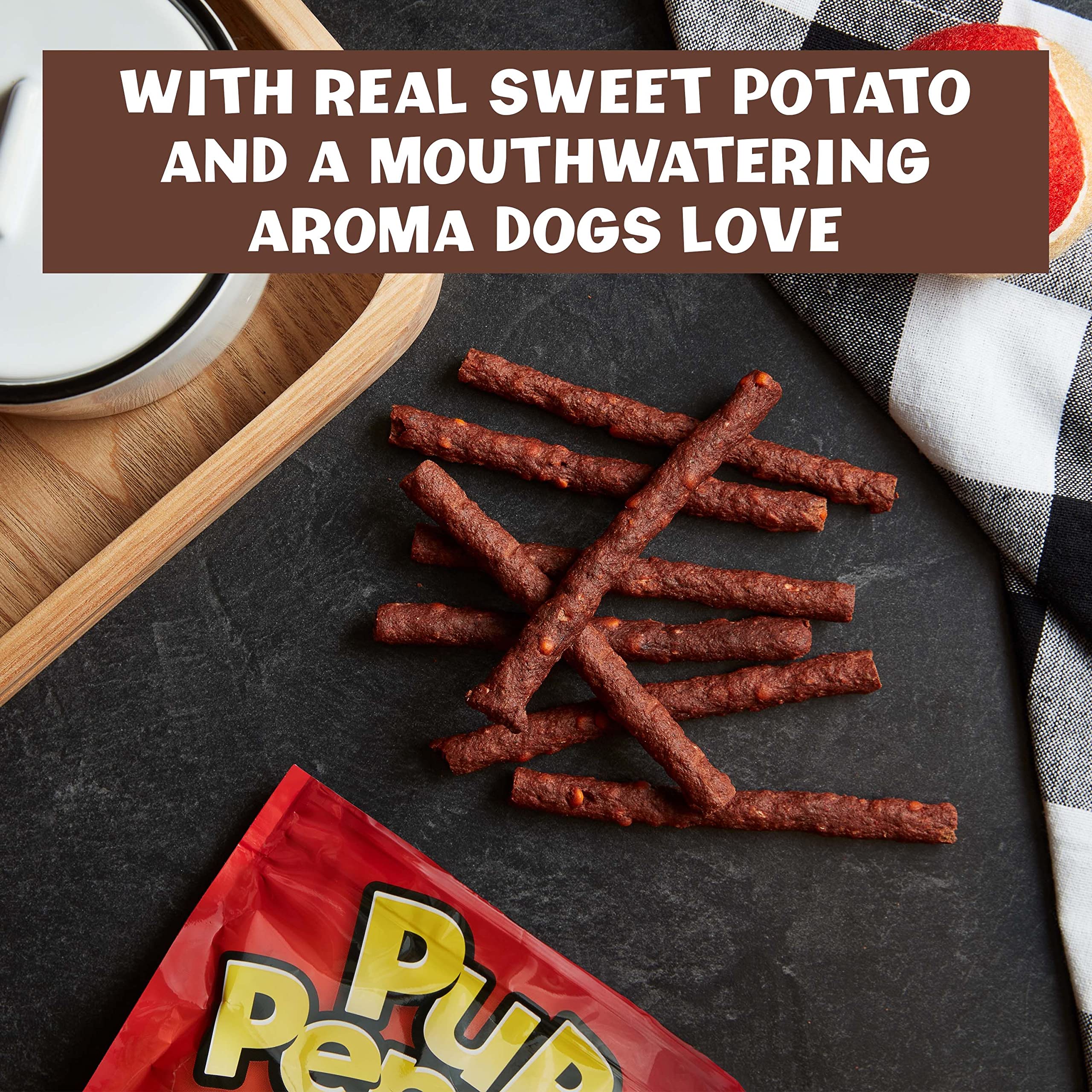 Pup-Peroni Mix Stix Braised Beef Flavor With Sweet Potato, Dog Treats, 5.6 Ounce (Pack Of 8)