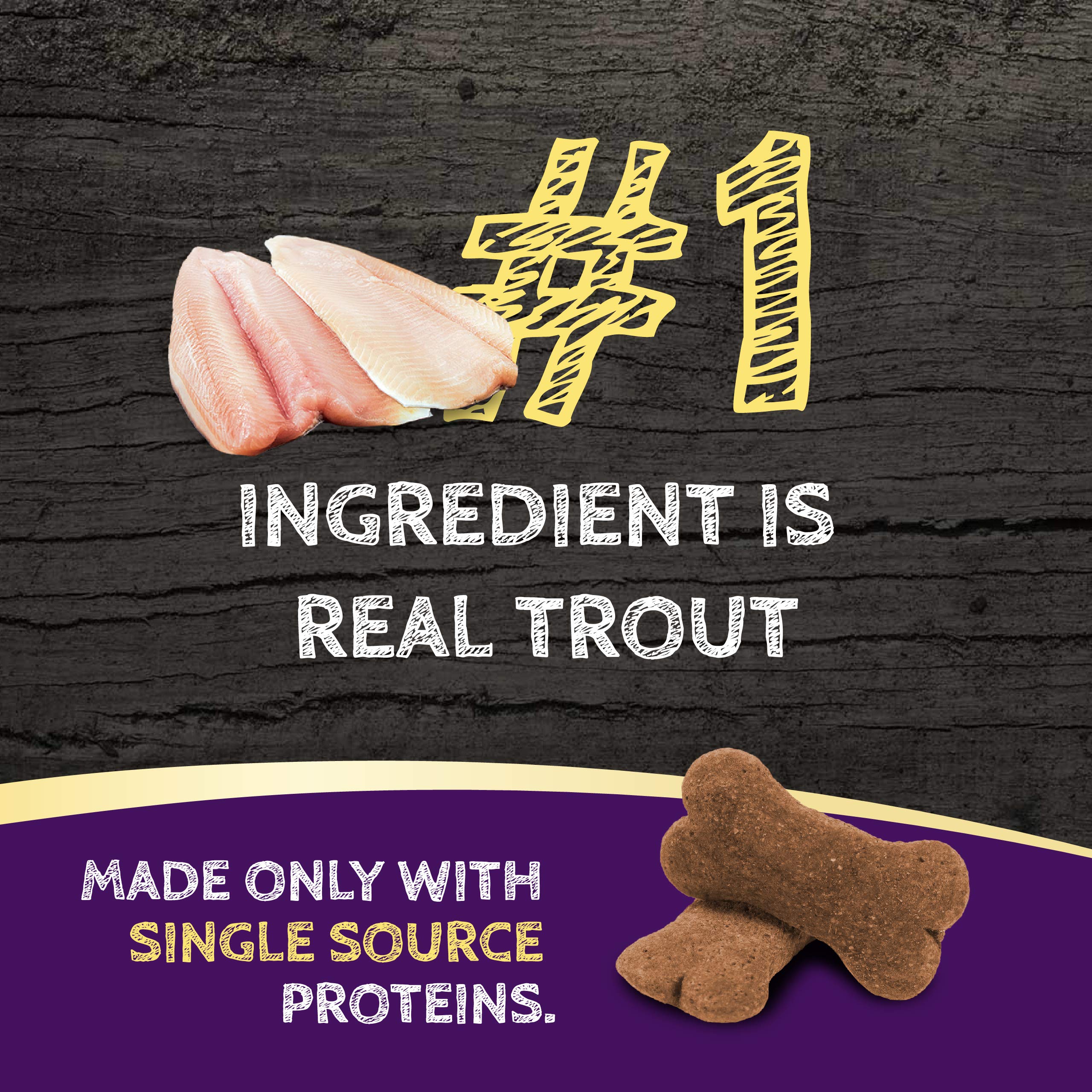 Zignature Trout Limited Ingredient Formula Biscuit Dog Treats 12oz