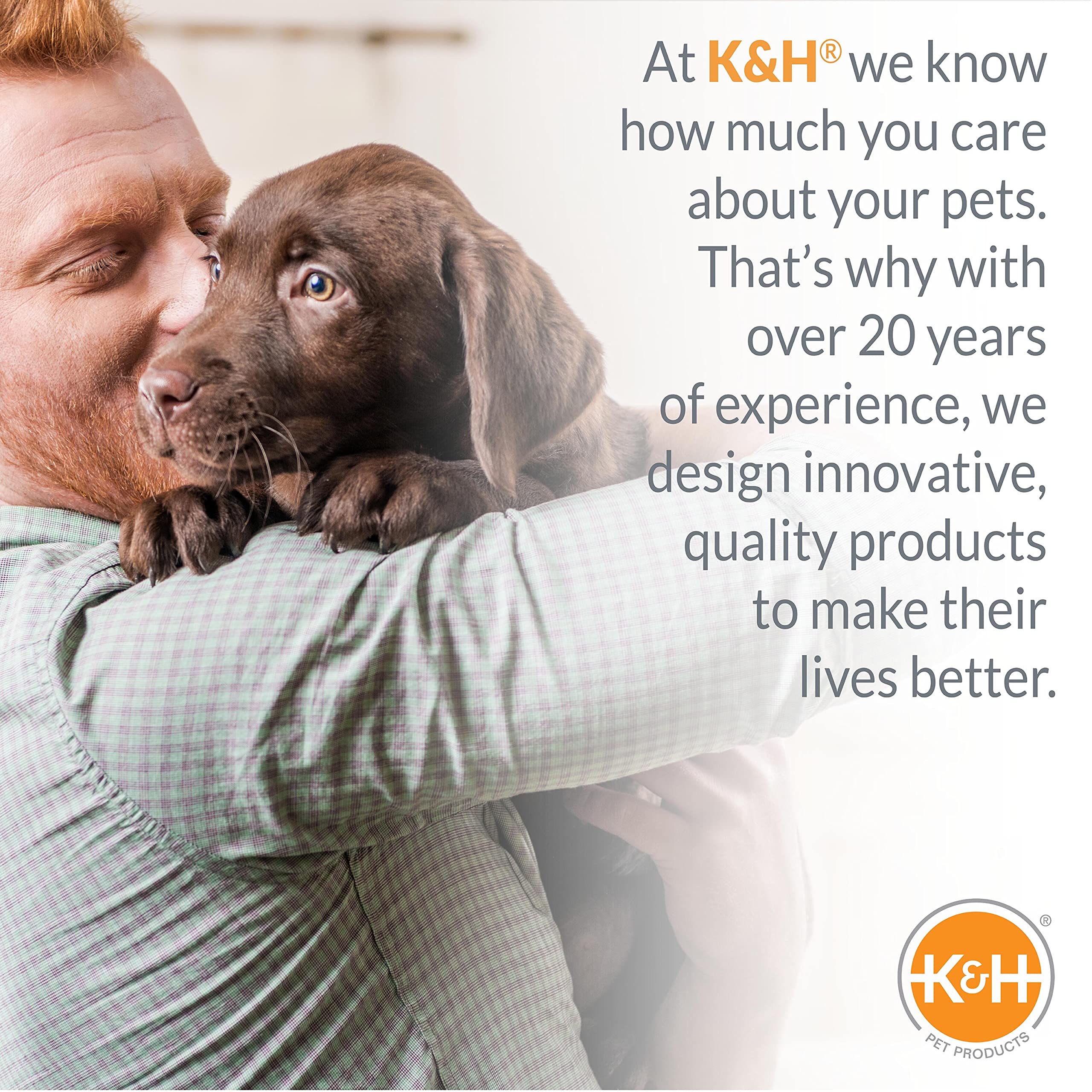 K&H Pet Products Car Door Protector For Dogs, 2 Pack Waterproof Interior Pet Car Door Protector From Dog Scratching, Stay Put Cover Design, Fits Most Vehicles, Washable - 27 X 19In Gray